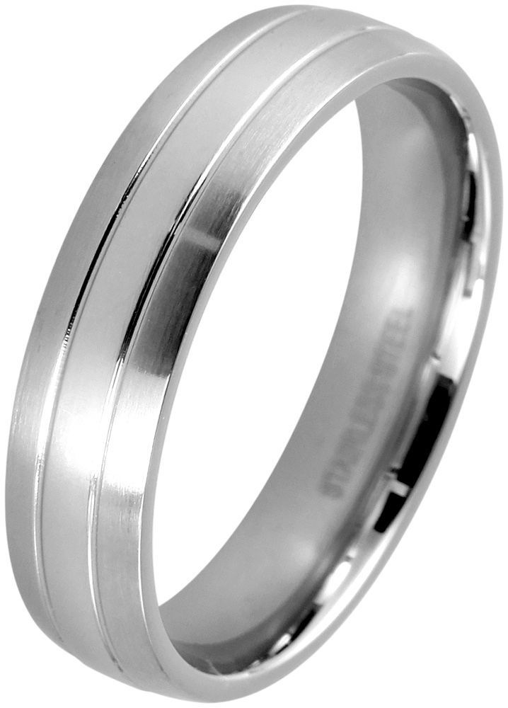 Adelia´s Fingerring »Herren Ring aus Edelstahl«