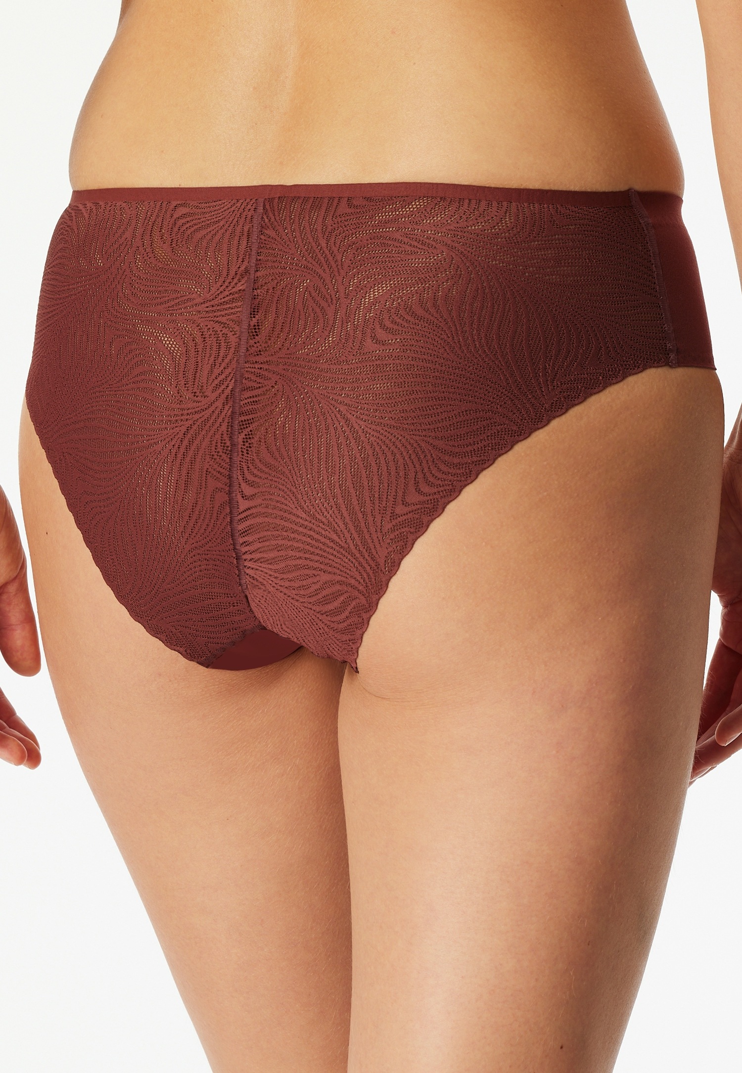 Schiesser Slip »Invisible Soft Lace« 0,  Single Jersey, Lasercut-Abschlüsse, Spitzeneinsatz hinten