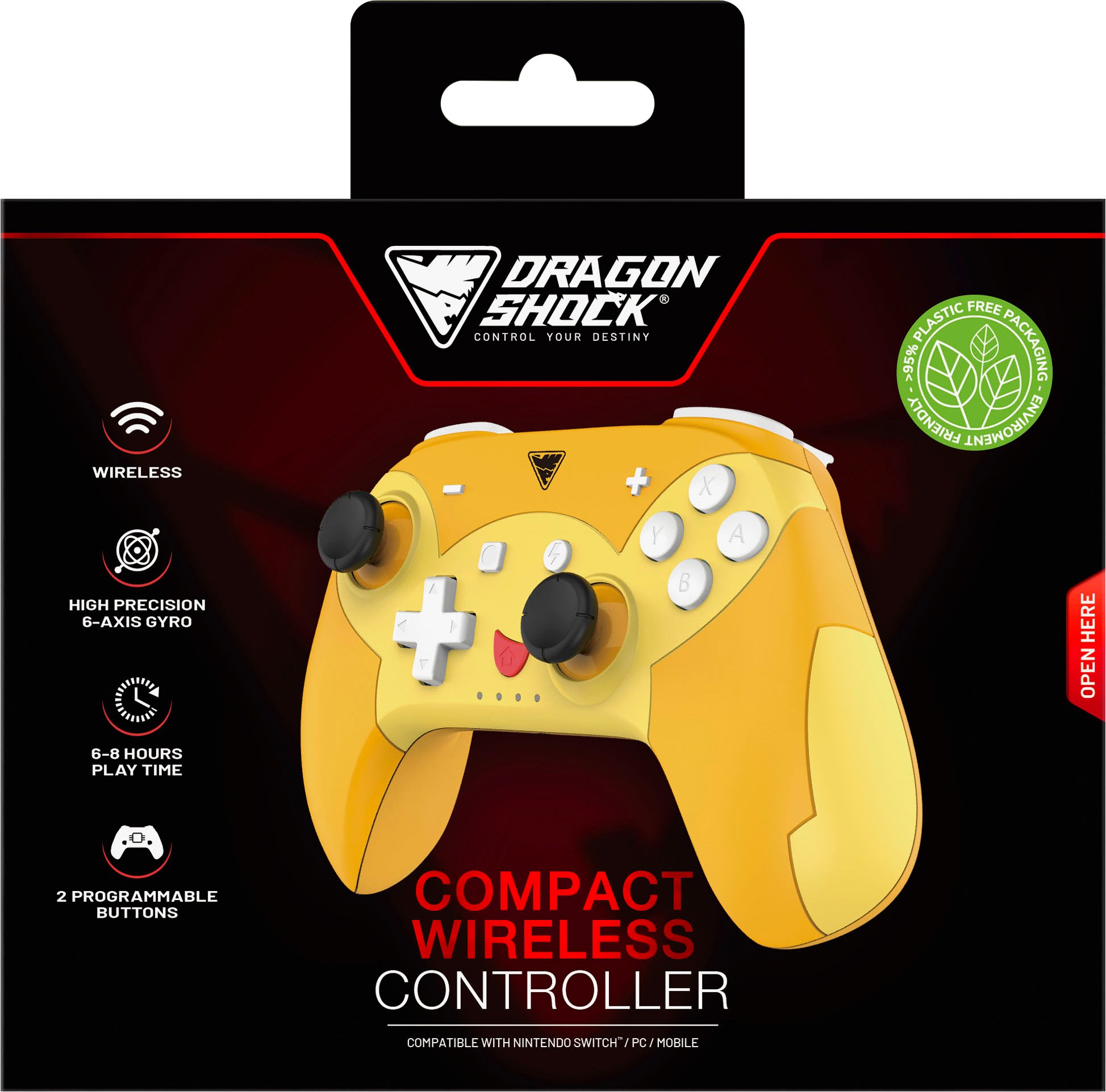 DRAGONSHOCK Controller »Poptop Wireless für Nintendo Switch«