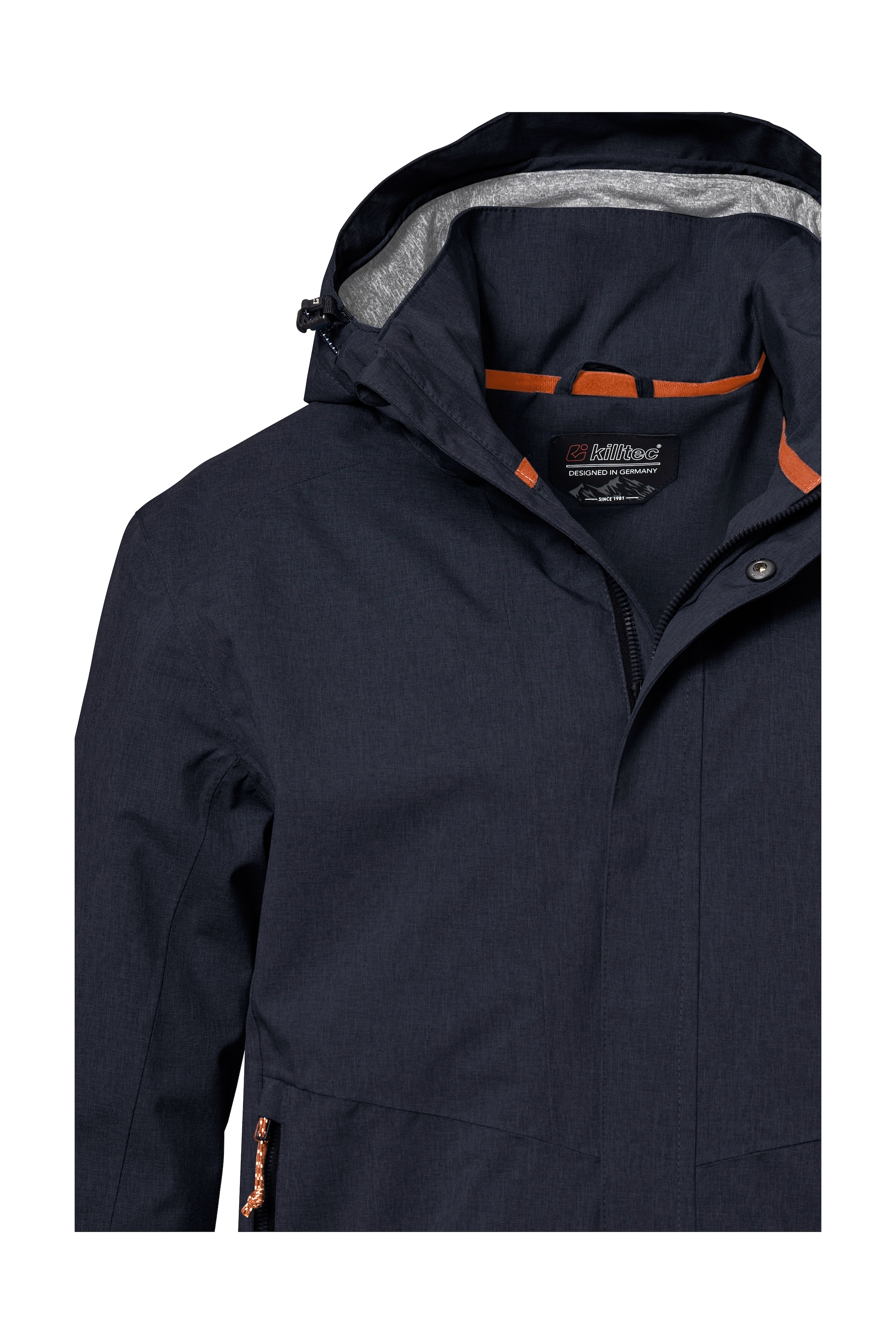 Killtec Outdoorjacke »KOS 53 MN JCKT«, Funktionsjacke: Wind- und wasserdicht, atmungsaktiv, Kapuze abnehmbar
