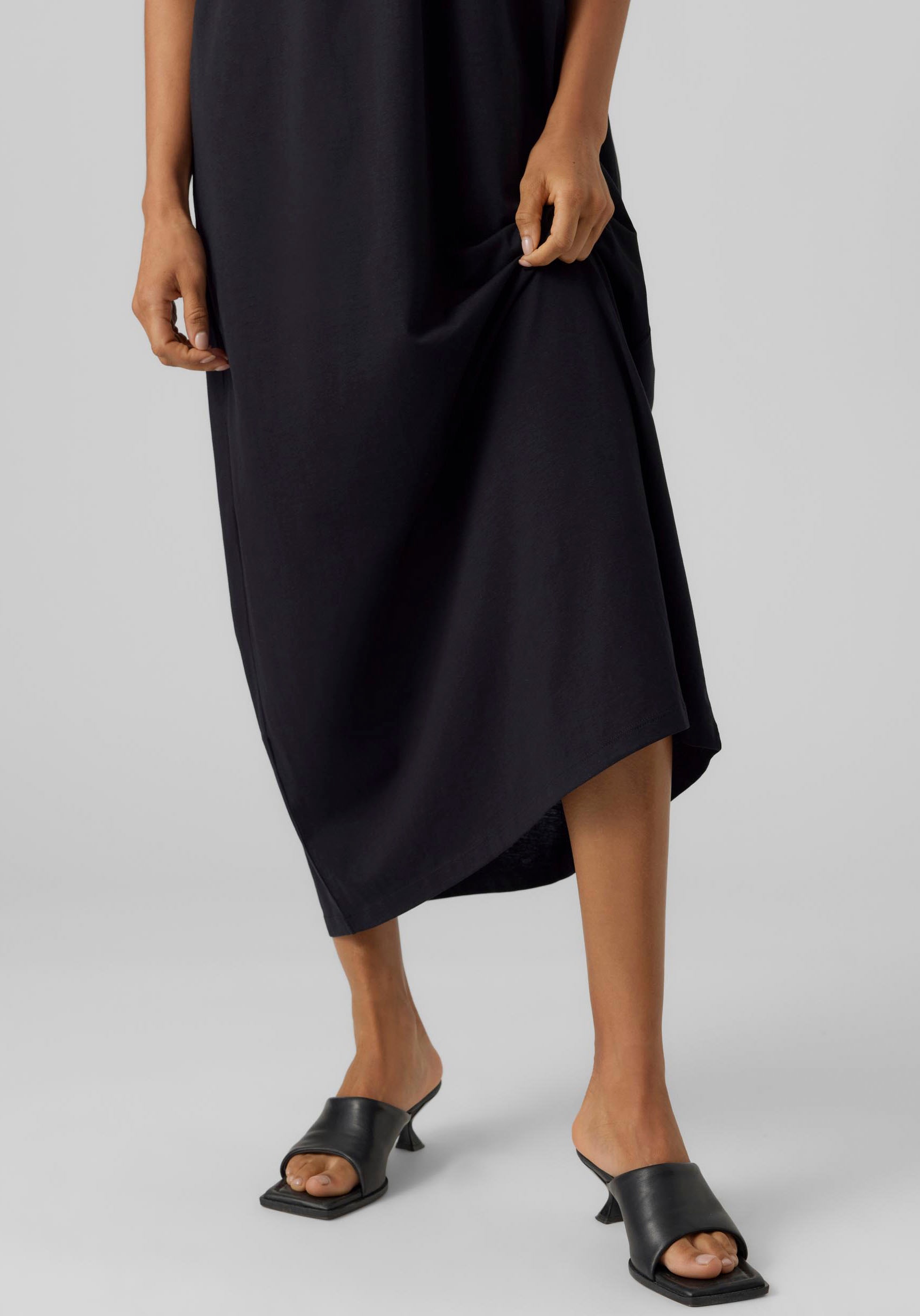 Vero Moda Maxikleid »VMLUNA SINGLET ANKLE DRESS NOOS« Baumwollmischung, regular fit
