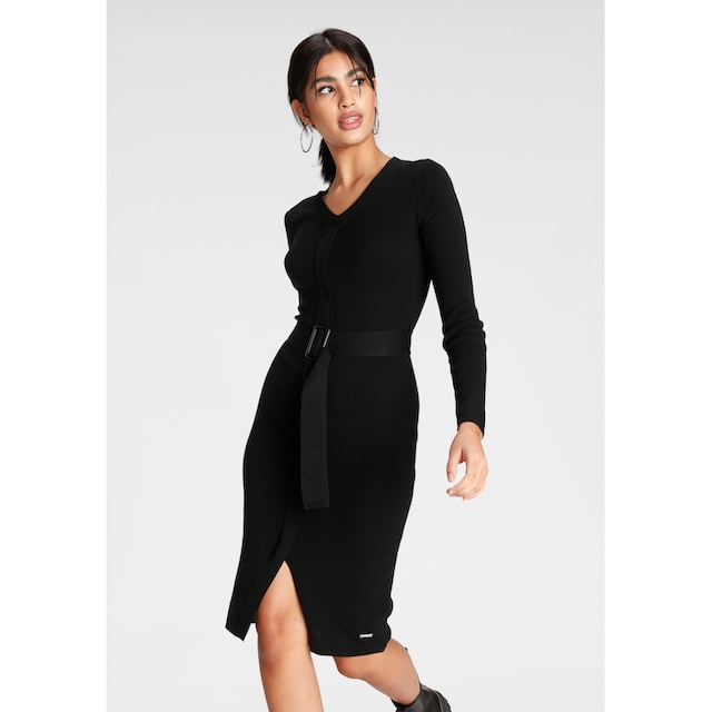 Bruno Banani Strickkleid, mit Gürtel im OTTO Online Shop