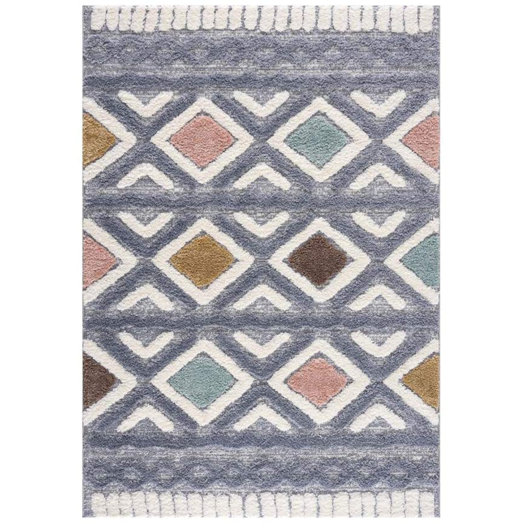 Carpet City Hochflor-Teppich »Focus 3382, Boho-Style«, rechteckig