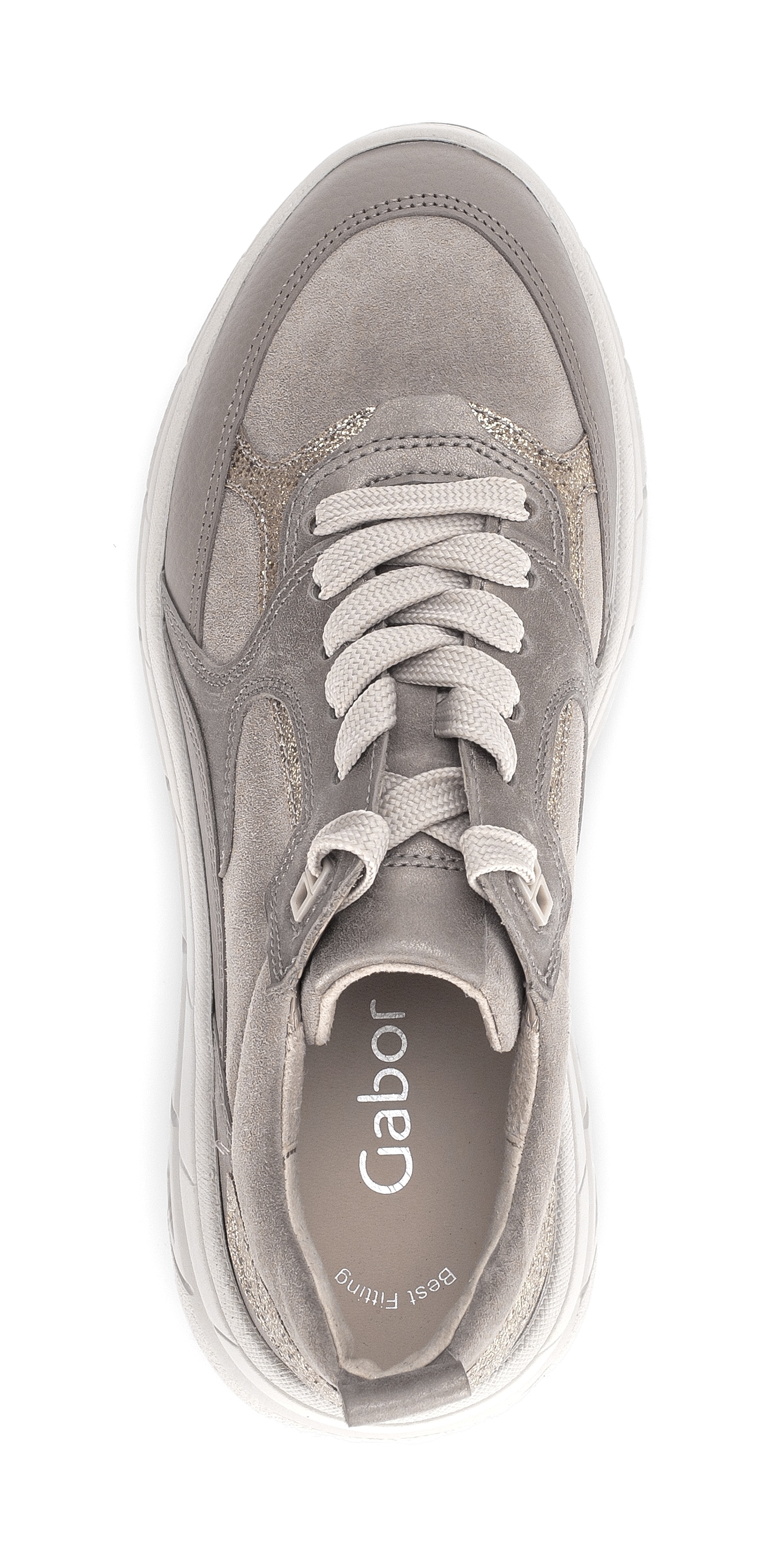 Gabor Keilsneaker  , Schnürschuh, Halbschuh mit modischer Plateausohle