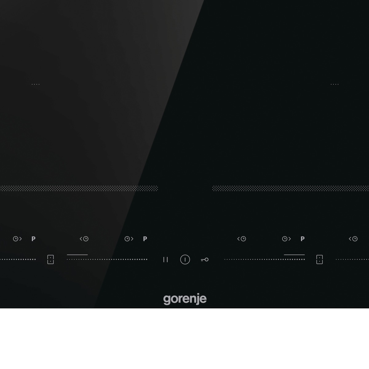 GORENJE Flex-Induktions-Kochfeld »GI 6442 BSCE«, AreaFlex verbindet Kochzonen für gleichmäßiges Garen in großen Töpfen.
