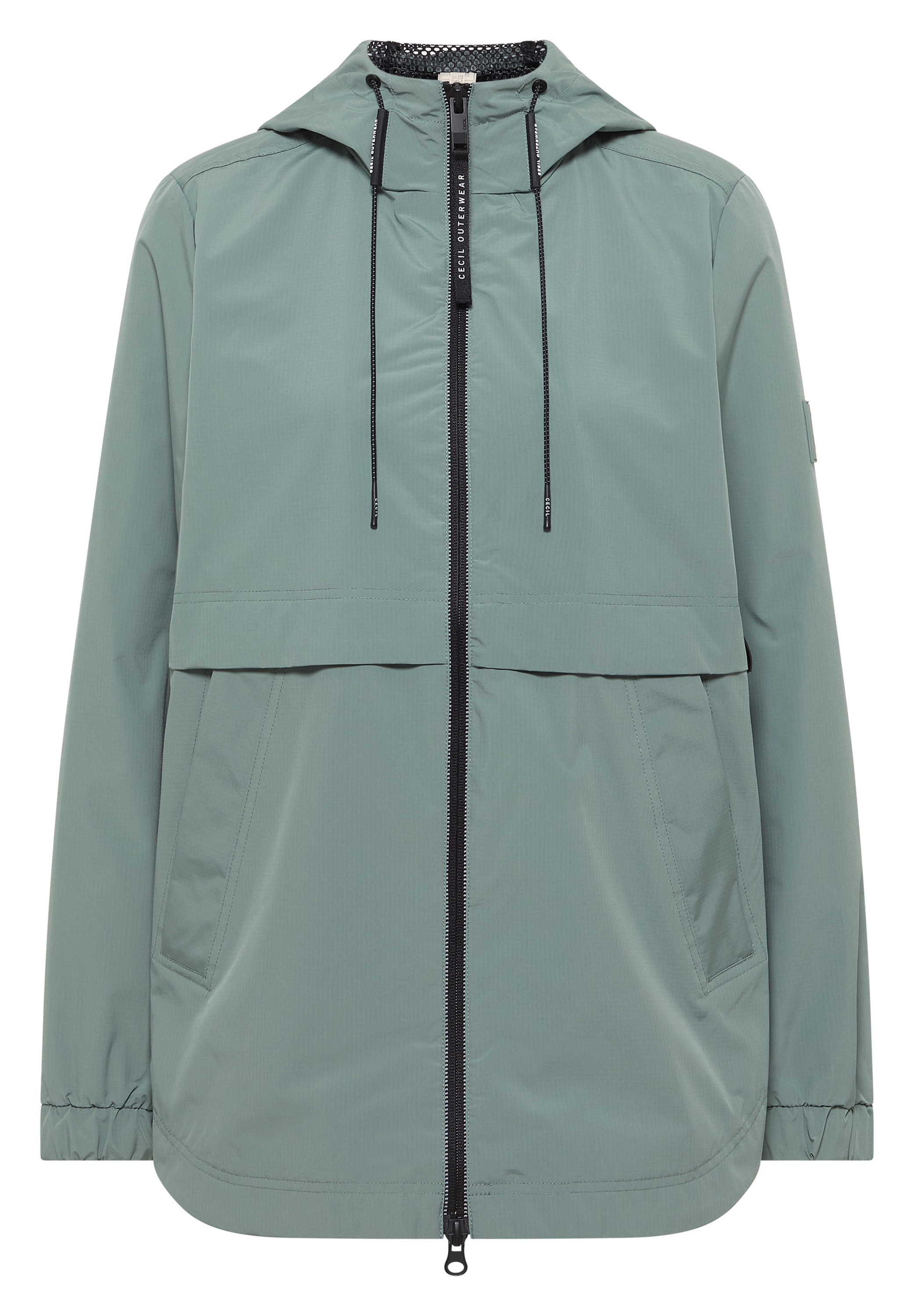 Cecil Windbreaker mit Kapuze sportive A-Linie, mit Kapuze