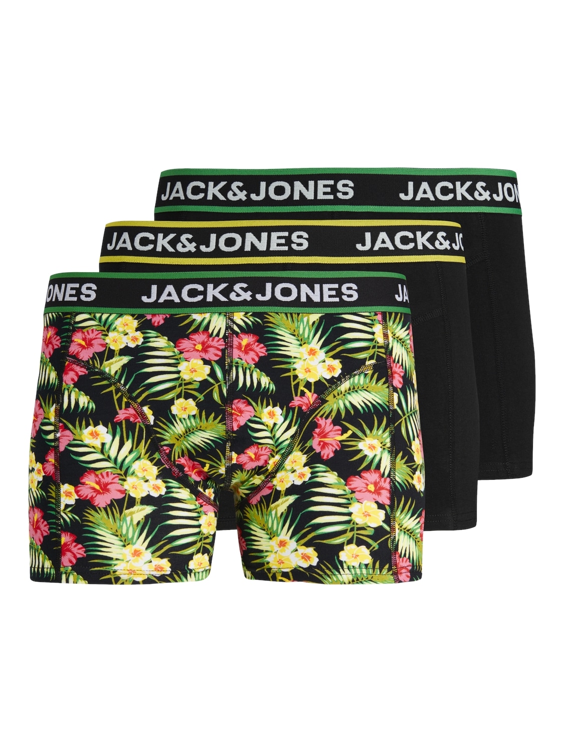 Boxershorts »JACPINK FLOWERS TRUNKS 3 PACK SN JNR«, (Packung, 3 St.)