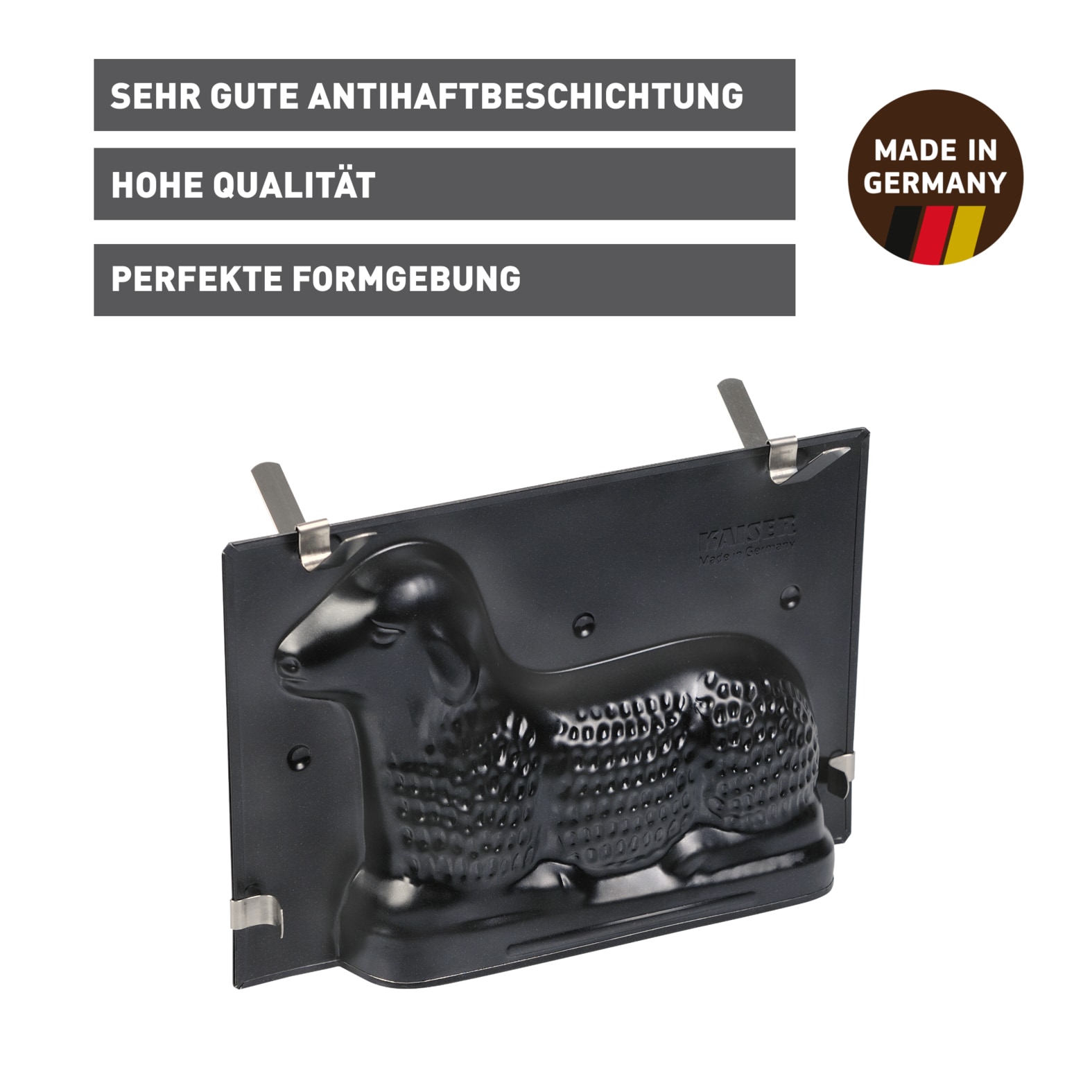 Kaiser Backformen Backform »Motivbackform«, 3-D Motivbackform Lamm, Made in Germany