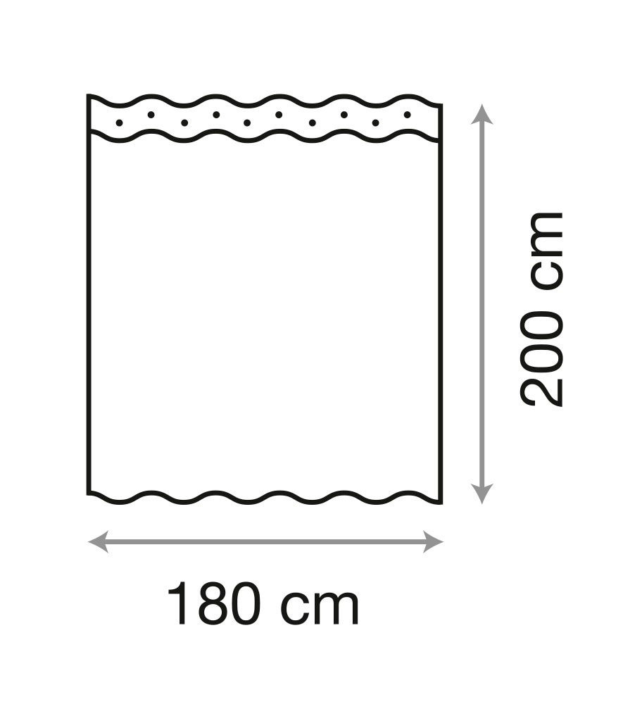 Sanilo Duschvorhang »Pusteblume«, Höhe 200 cm