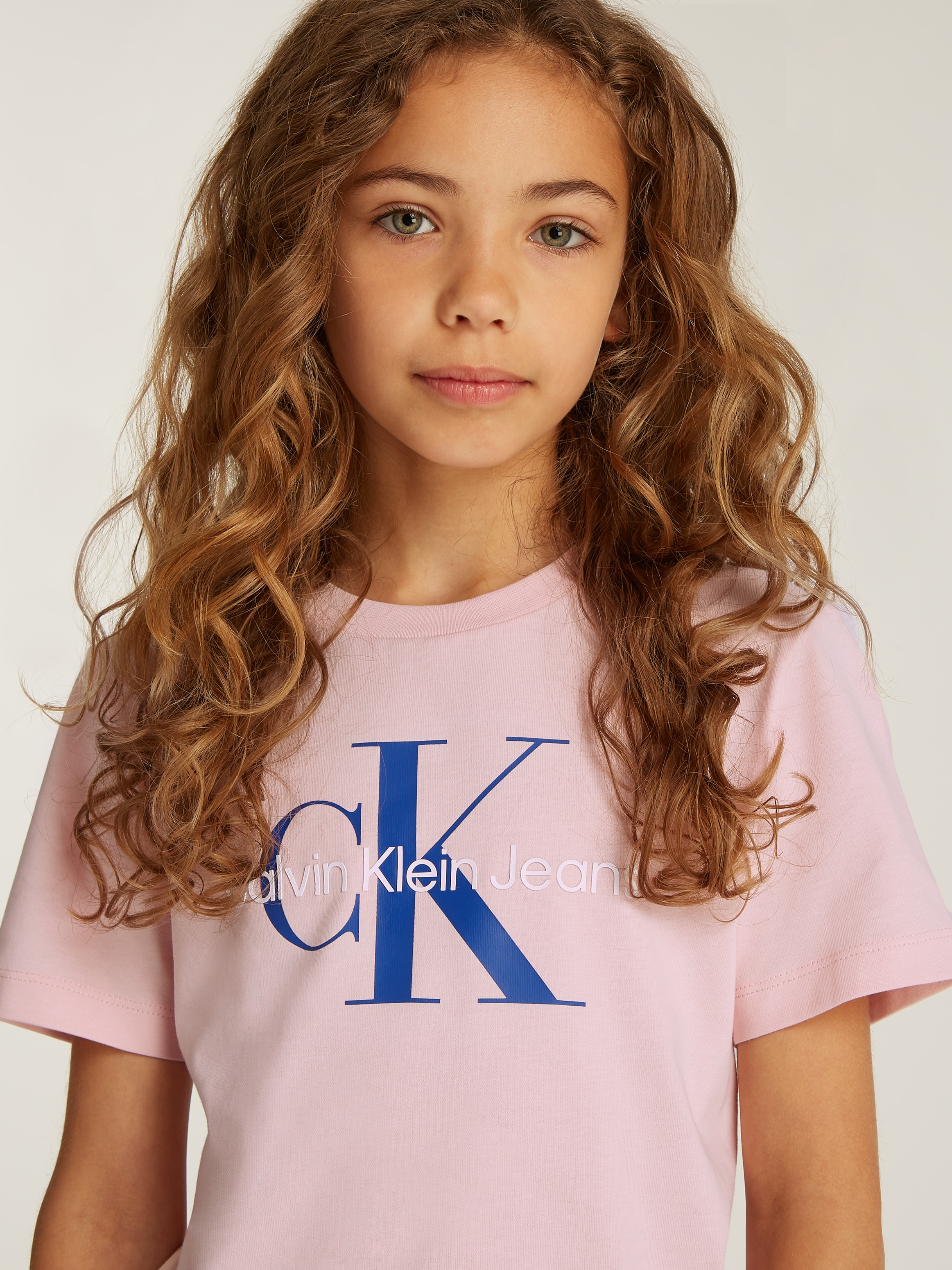 Calvin Klein Jeans Rundhalsshirt »CK MONOGRAM SS T-SHIRT«, für Kinder bis 16 Jahre mit Logoschriftzug