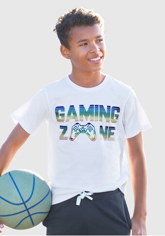 KIDSWORLD T-Shirt »GAMING ZONE«, Spruch kaufen