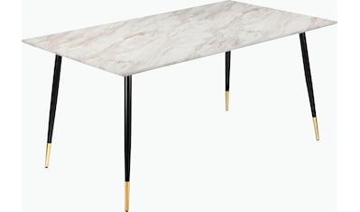 Leonique Esstisch »Eadwine«, (1 St.), Tischplatte mit pflegeleiter Oberfläche, Gestell... kaufen
