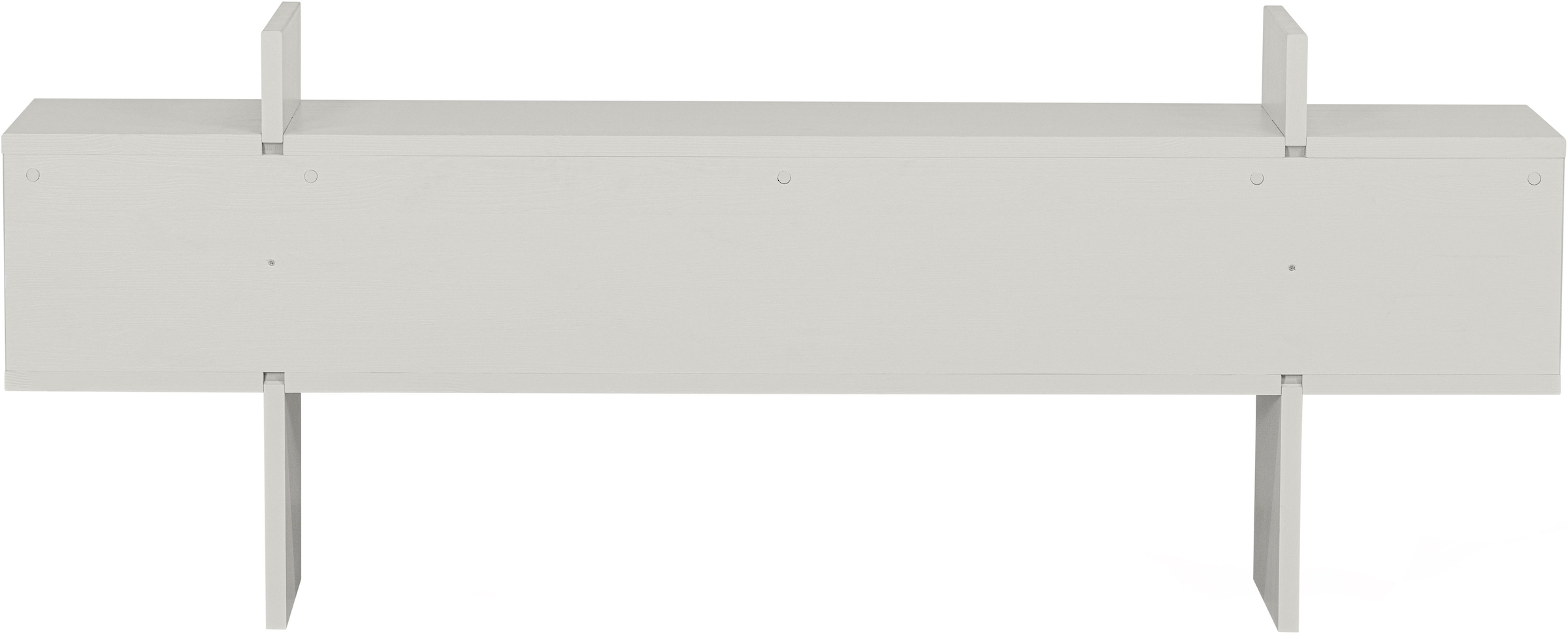 WOOOD Beistelltisch »Jana aus FSC®-Kiefernholz, schutzlackiert 180x35x70 cm« Tragkraft 15 kg, drei offene Fächer, Framestärke 2,4 cm