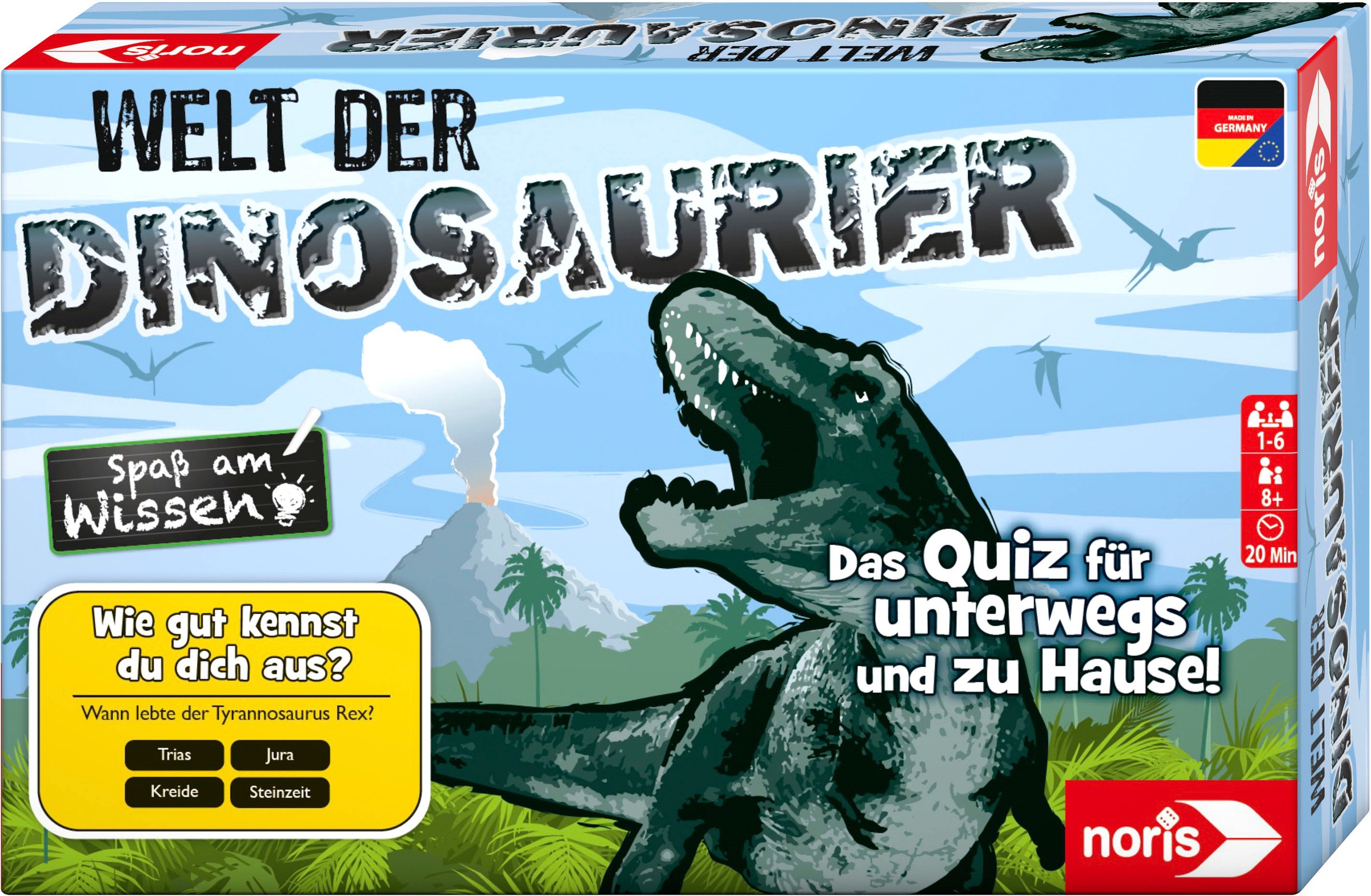 Noris Spiel »Welt der Dinosaurier«, Made in Germany