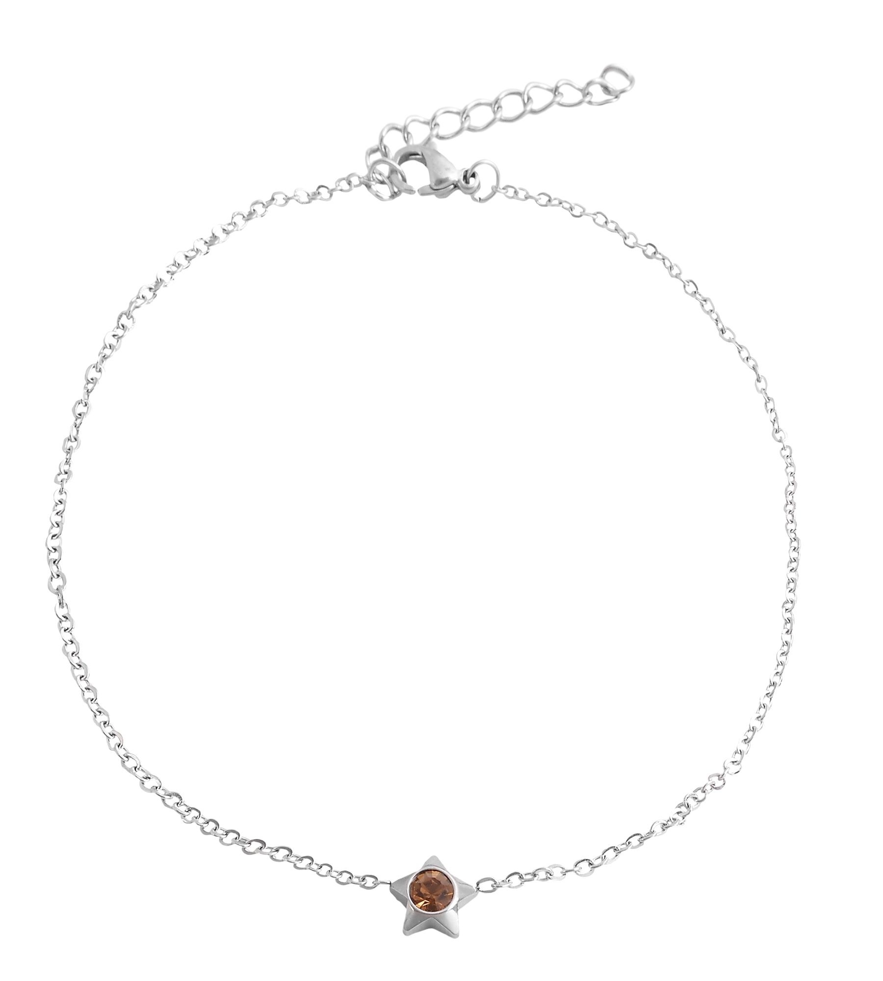 Adelia´s Fußkette »Damen Fußkettchen ¿ aus Edelstahl«