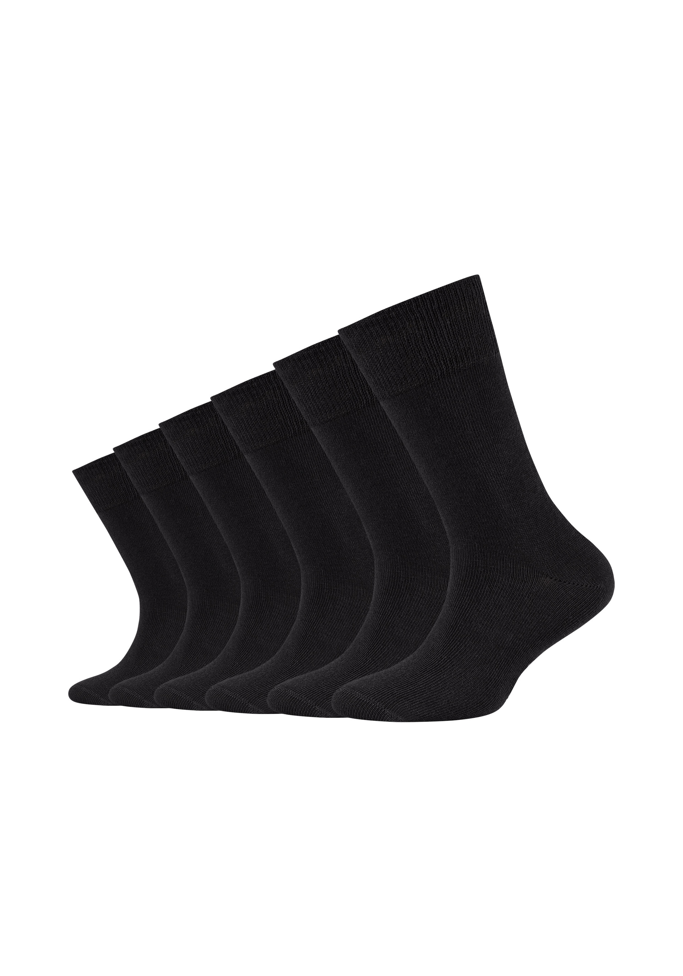 Camano Socken, (6er-Pack), mit gekämmter Baumwolle