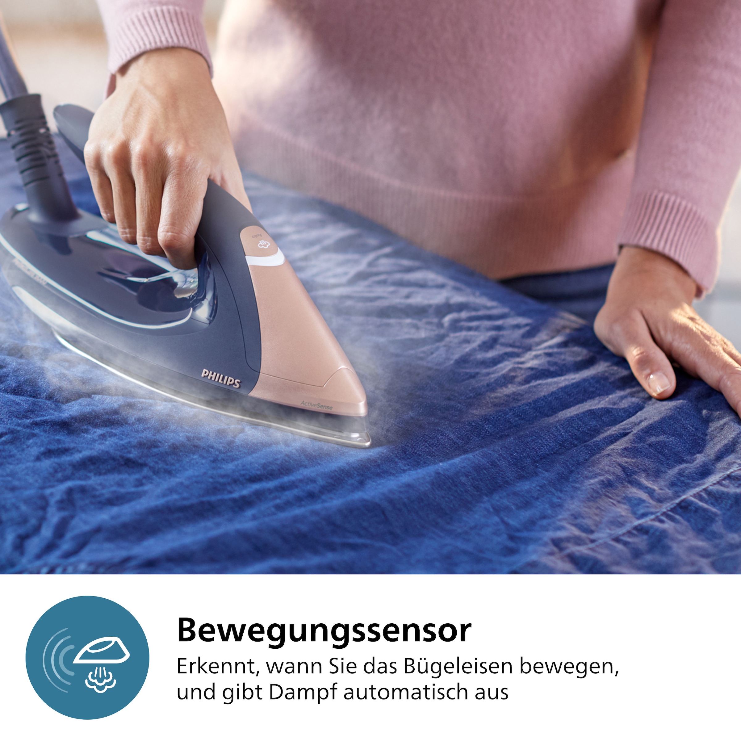 Philips Dampfbügelstation »PerfectCare 9000 Series PSG9030/20«, ActiveSense Technologie, SteamGlide Elite Bügelsohle, 720 gr Dampfstoß