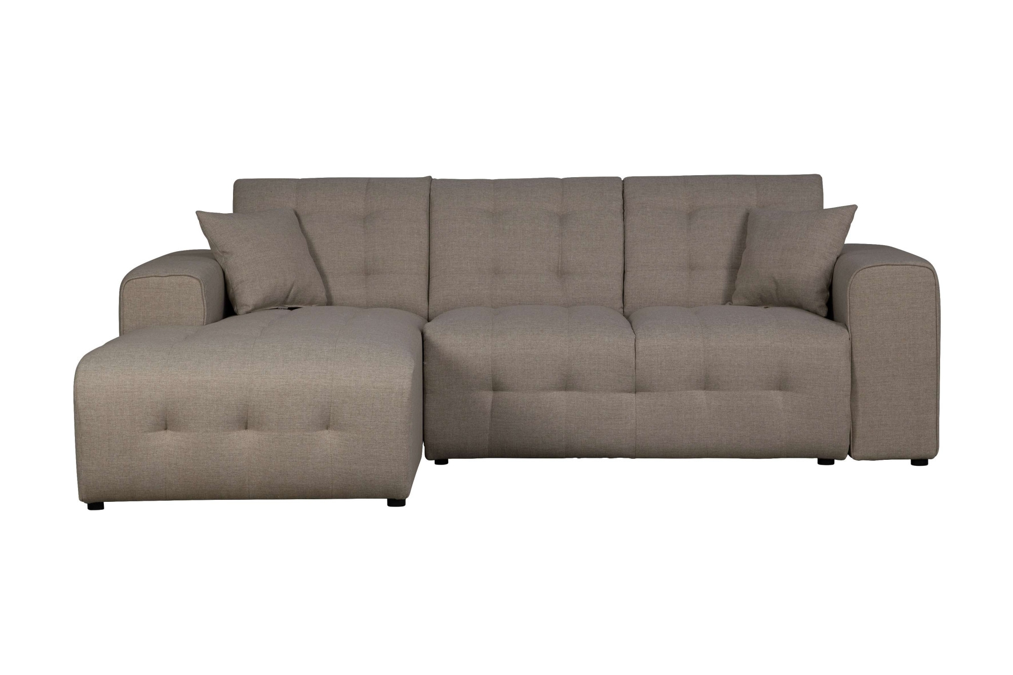 Home affaire Ecksofa »Nosia L-Form« incl. 2 Zierkissen, mit feiner Steppung