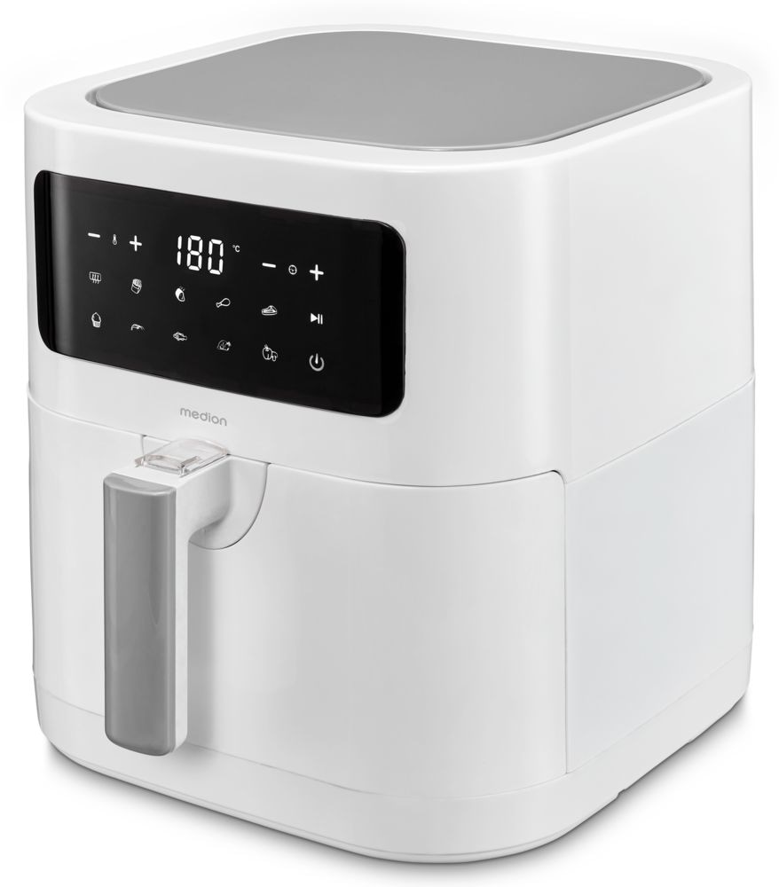 Medion® Heißluftfritteuse »MD11740  E40 XL, Nutzinhalt 5,2 L; Korb in Korb«, 2000 W, digitales Bedienfeld, 9 Automatikprogramme