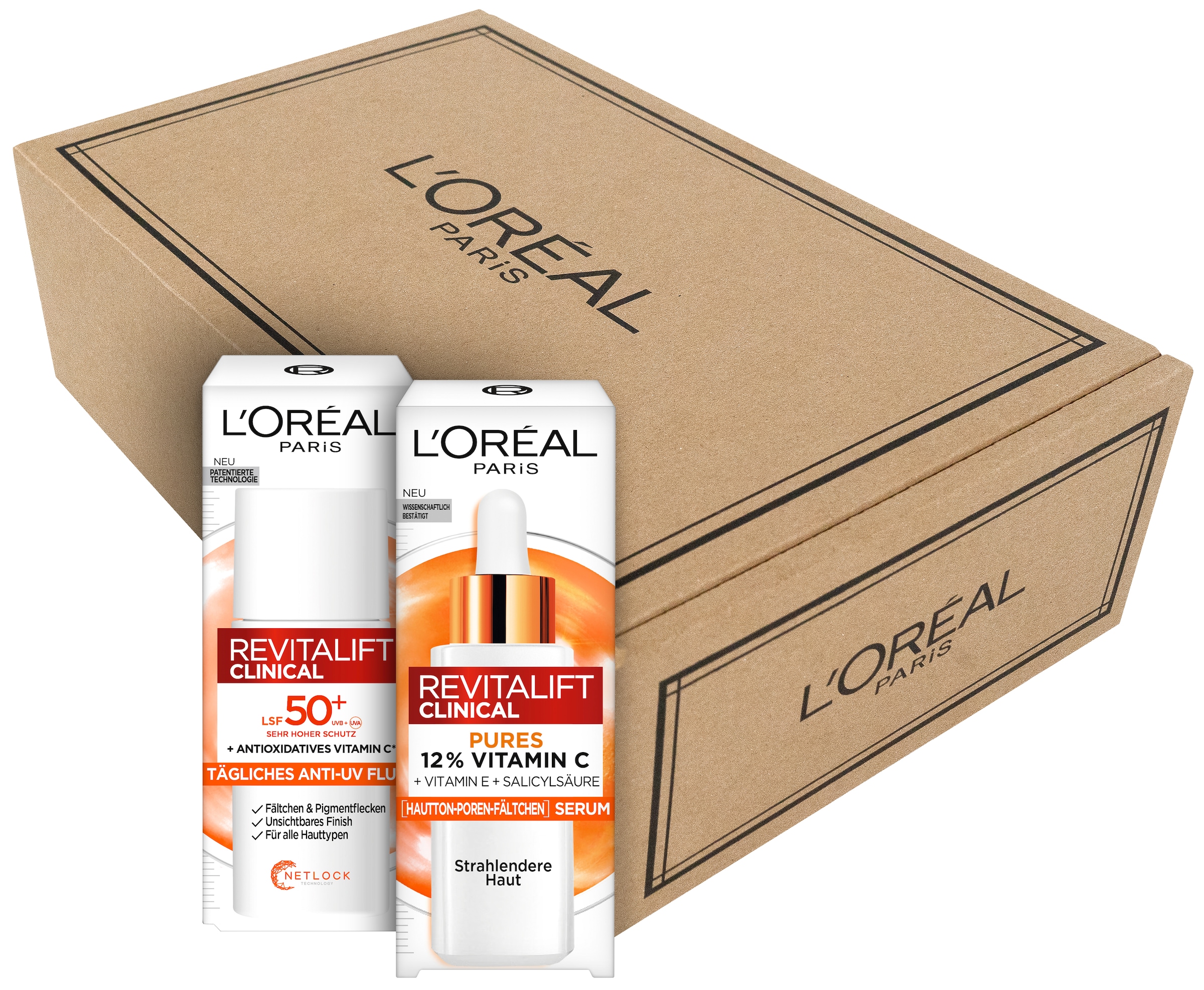 Gesichtspflege-Set »L'Oréal Paris Revitalift Vitamin C Duo«, (Set, 2 tlg.)