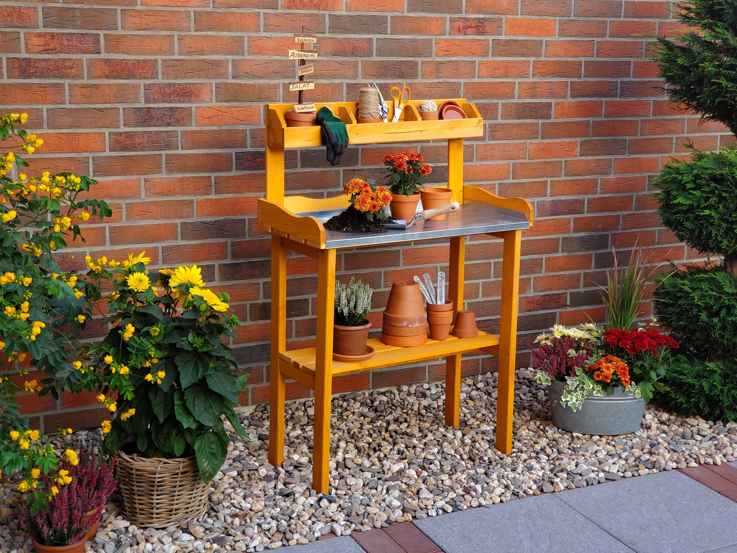 promadino Pflanztisch, BxTxH: 84x38x130 cm