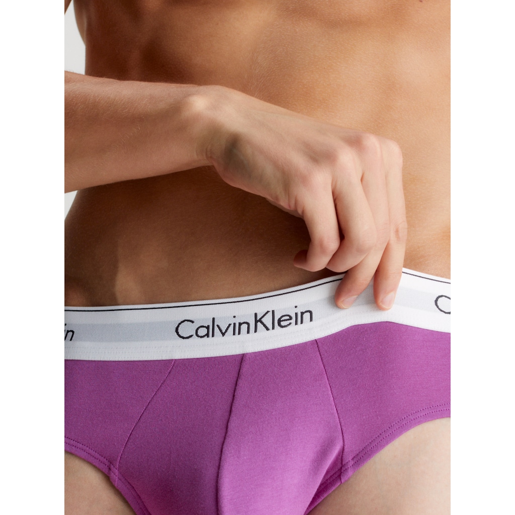 Calvin Klein Underwear Slip, (Packung, 3 St.), mit Logoschriftzug am Wäschebund