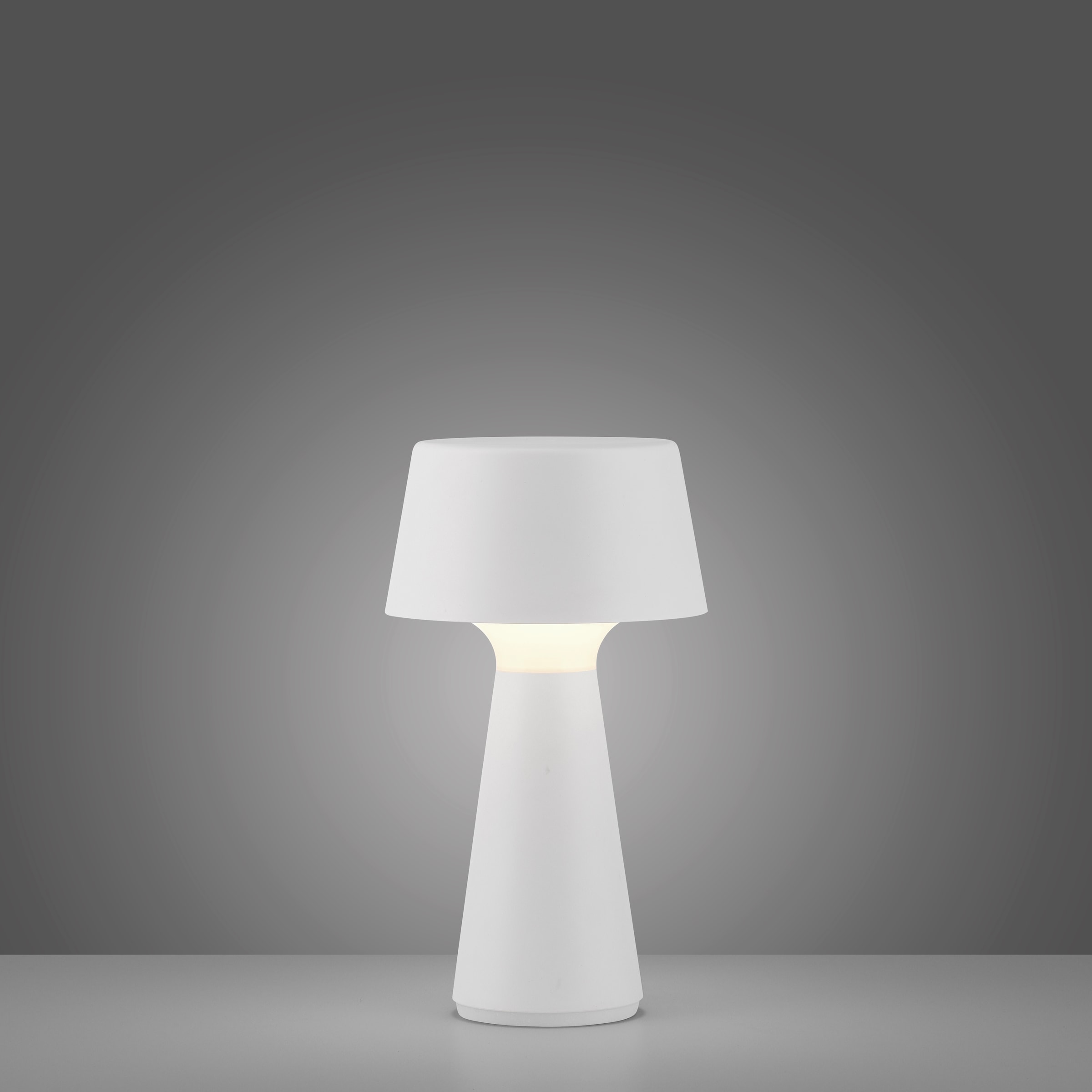 JUST LIGHT Tischleuchte »ABERA« LED-Modul 1 Stk. Warmweiß Akkuleuchte