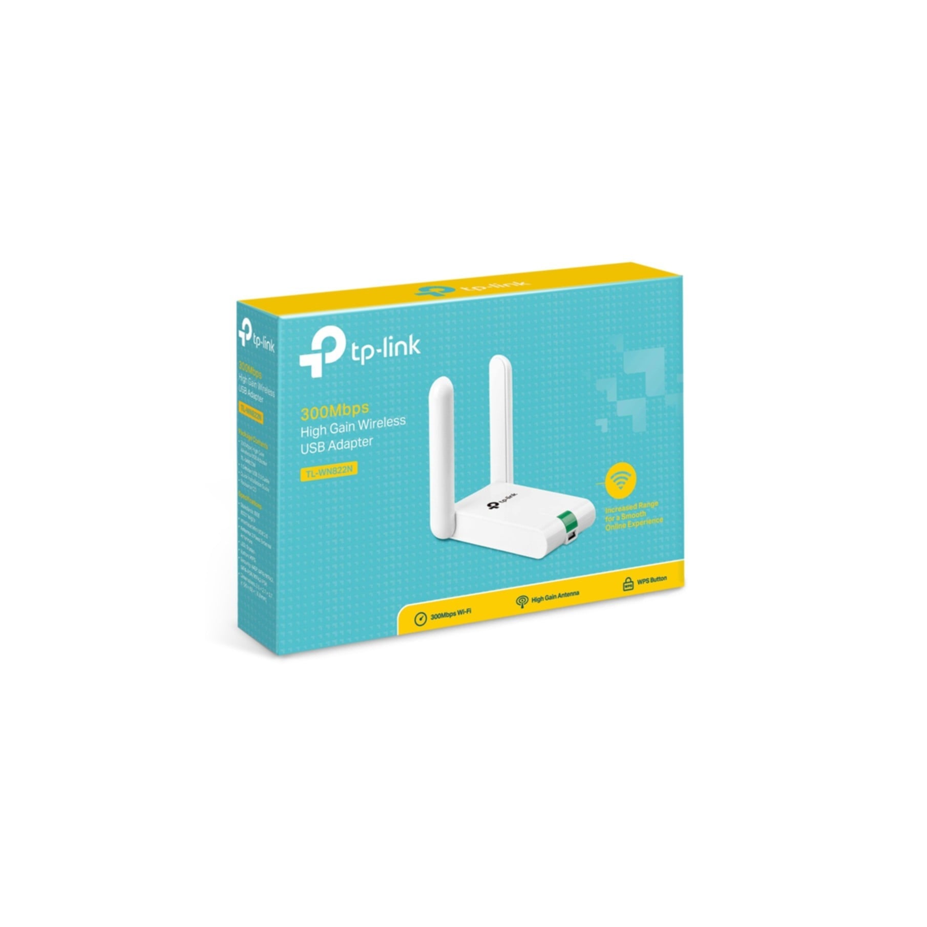 TP-Link Reichweitenverstärker »300Mbit/s-High-Gain-WLAN-USB-Adapter«