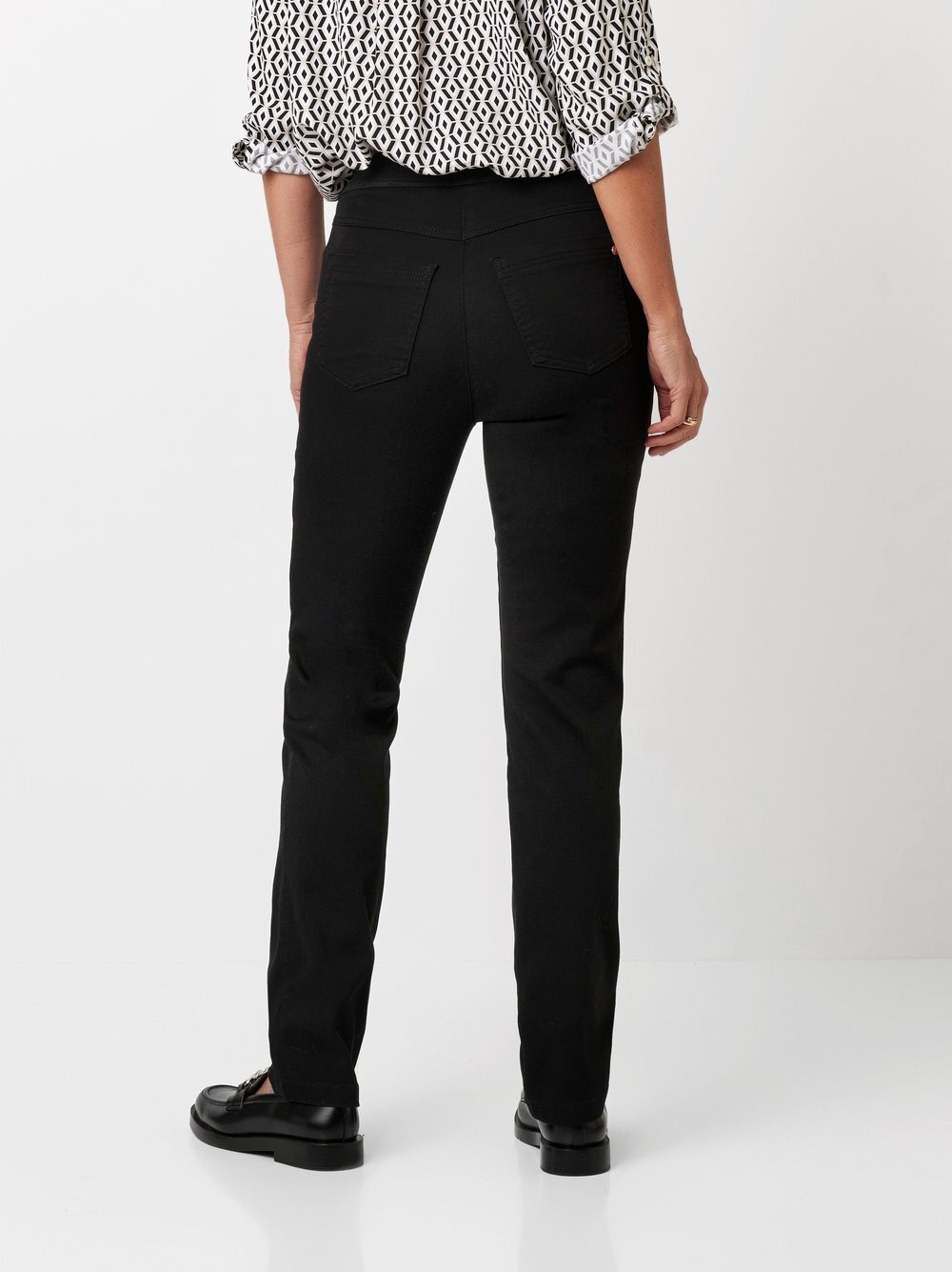 Relaxed Schlupfhose »My Darling Slim«  mit breitem Jersey-Bund