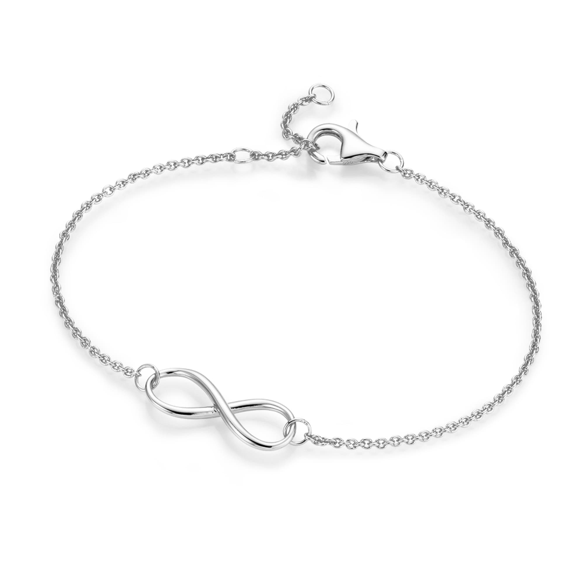 Smart Jewel Armband »Armband Infinityzeichen als Mittelteil, Silber 925«