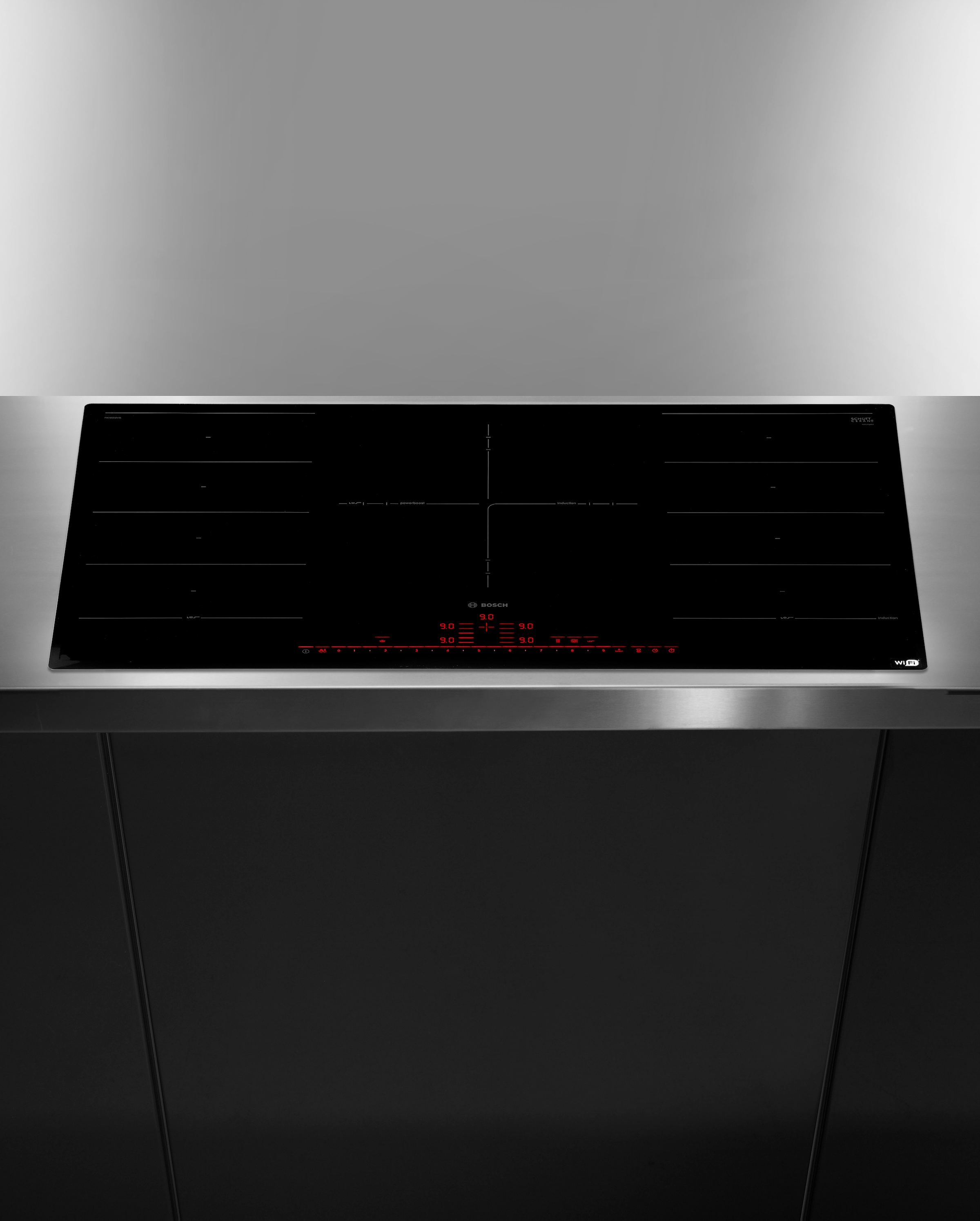 BOSCH Flex-Induktions-Kochfeld von SCHOTT CERAN® »PXV901DV1E«, mit PerfectFry-Bratsensor