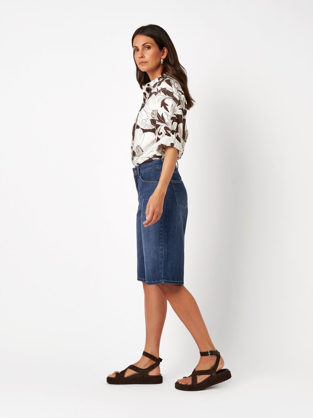 TONI Jeansbermudas aus softem Sommer-Denim
