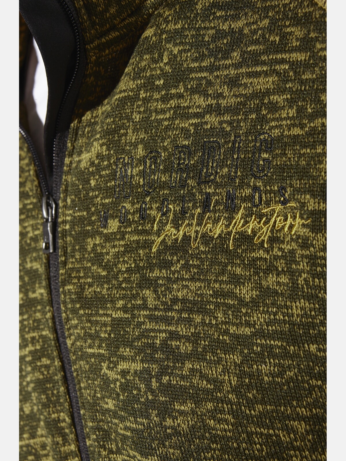 Jan Vanderstorm Sweatjacke »Strickfleecejacke HALVIK«