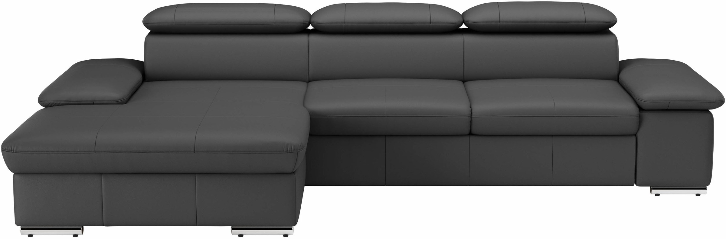 sit&more Ecksofa »Valantine L-Form, B: 286 cm«, mit Arm- & Kopfteilverstellung, optional mit Bettfunktion