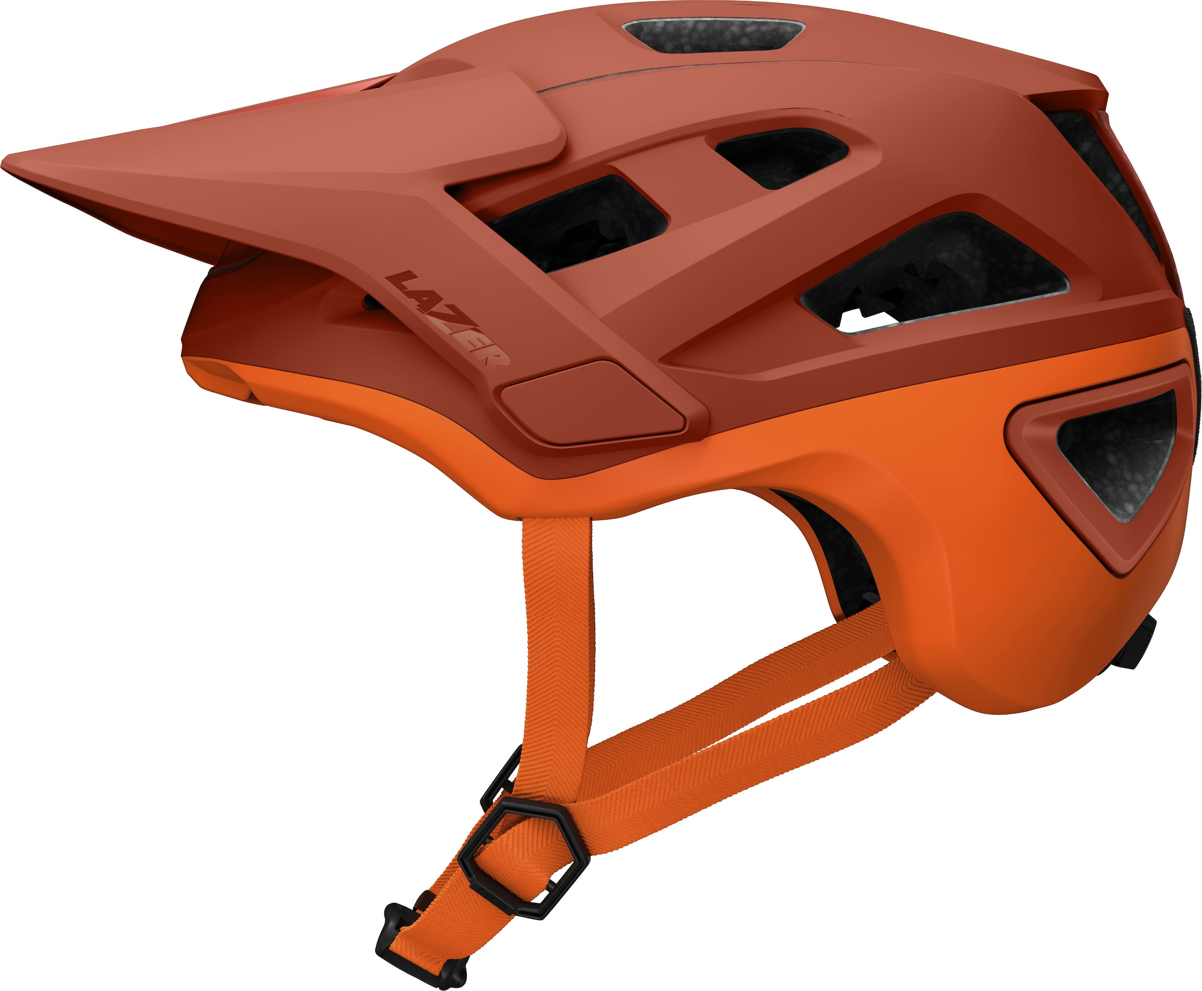 Lazer Fahrradhelm »MTB-Helm Jackal KinetiCore, Matte Rust Orange«