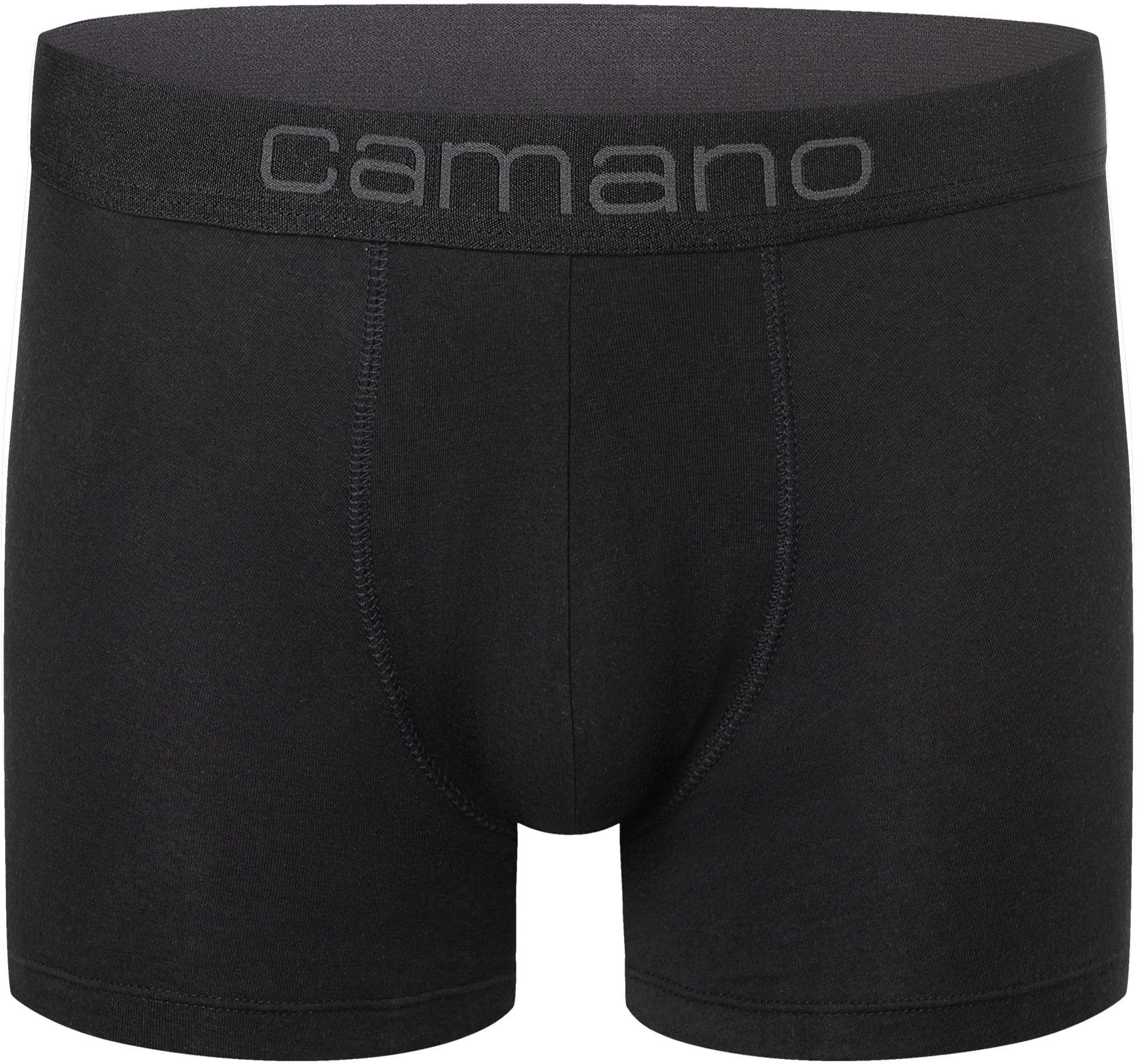 Camano Boxershorts »comfort«, (2er Pack), mit elastischem Logobund