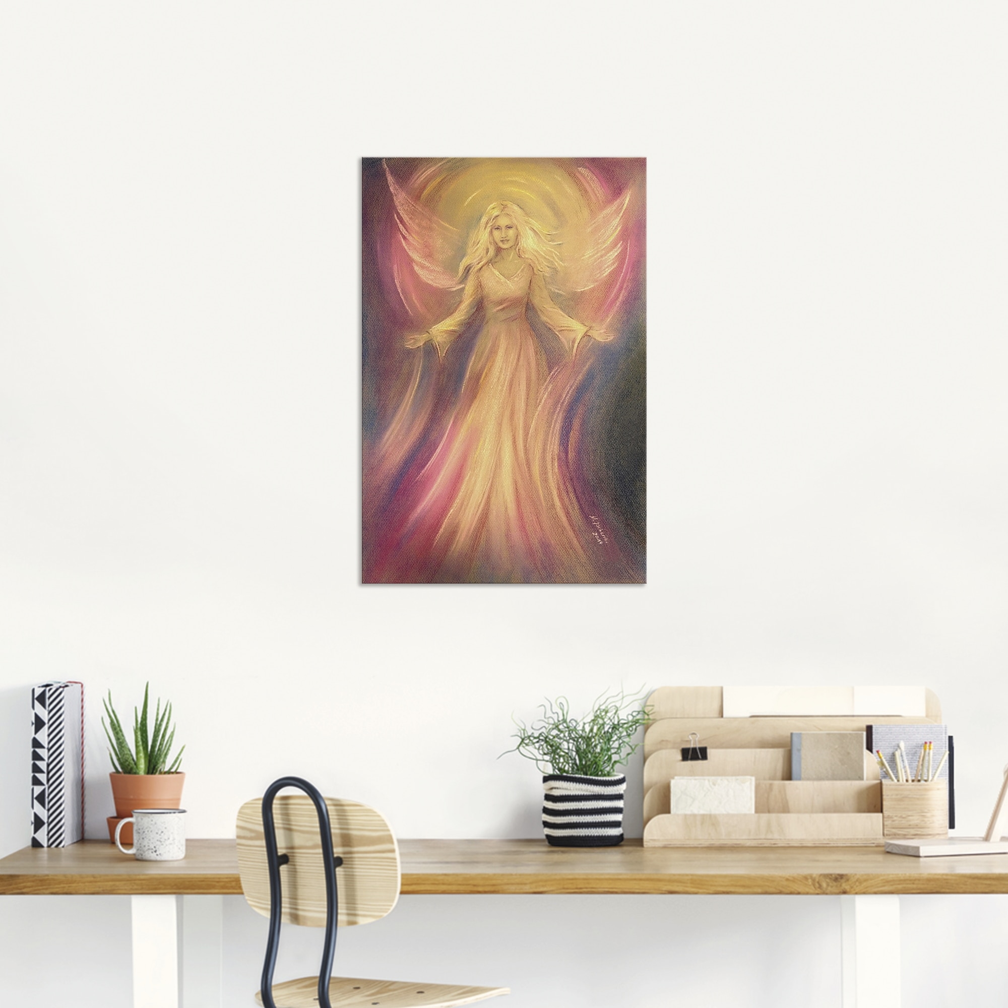 Artland Wandbild »Engel Licht Liebe - Spirituelle Malerei« Religion 1 Stk. tlg. als Alubild, Outdoorbild, Leinwandbild, Poster, Wandaufkleber