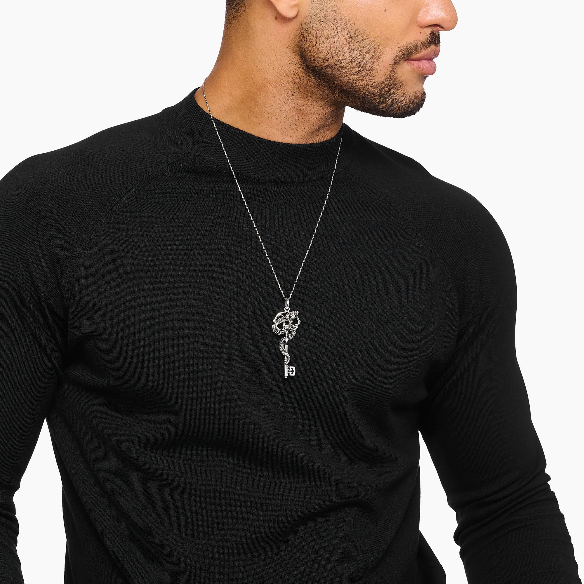 THOMAS SABO Kettenanhänger »Schlangen-Optik, PE983-691-11«, mit Zirkonia (synth.)