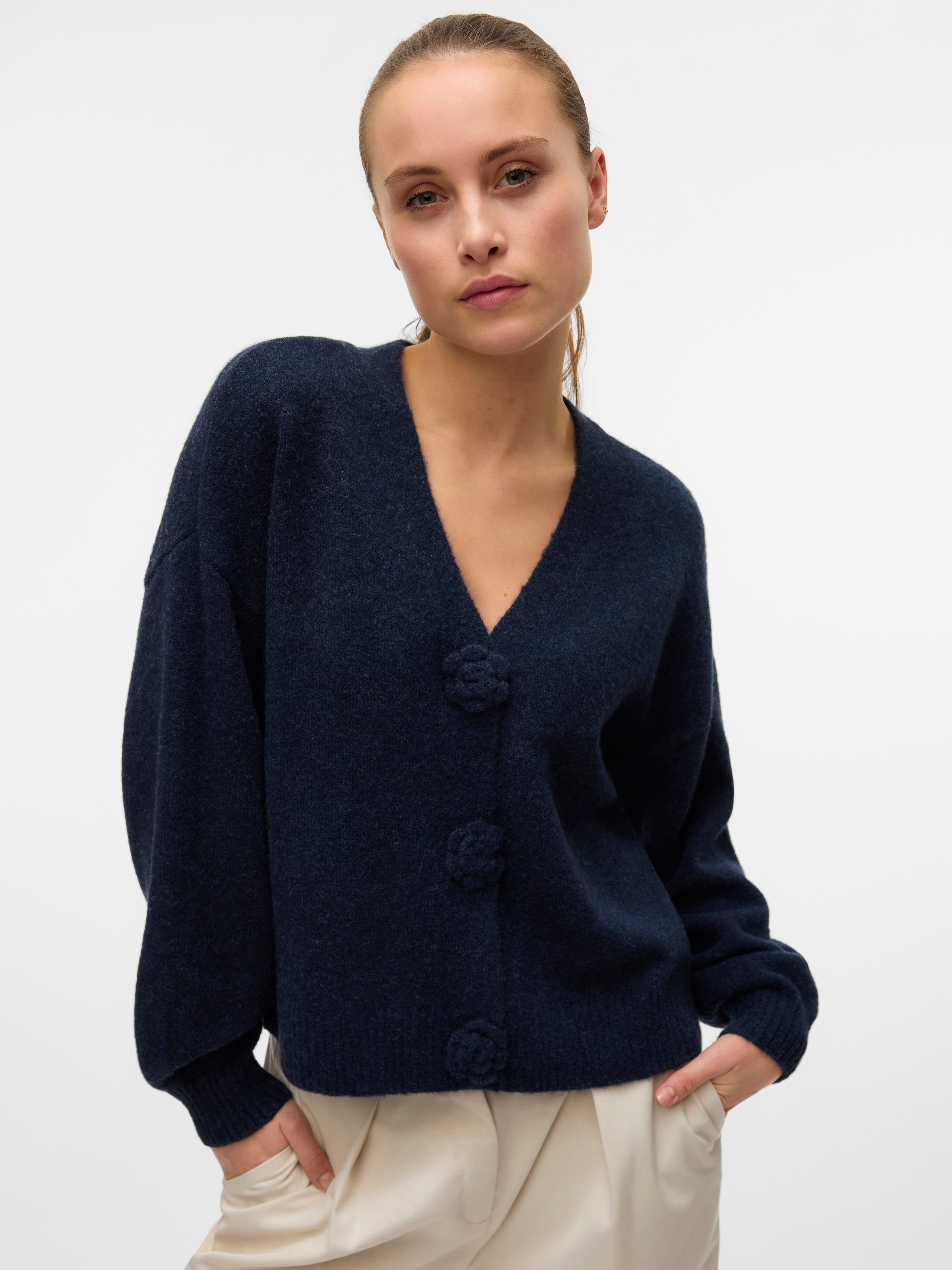 Vero Moda Strickjacke »VMCECILY LS V-NECK CARDIGAN GA«