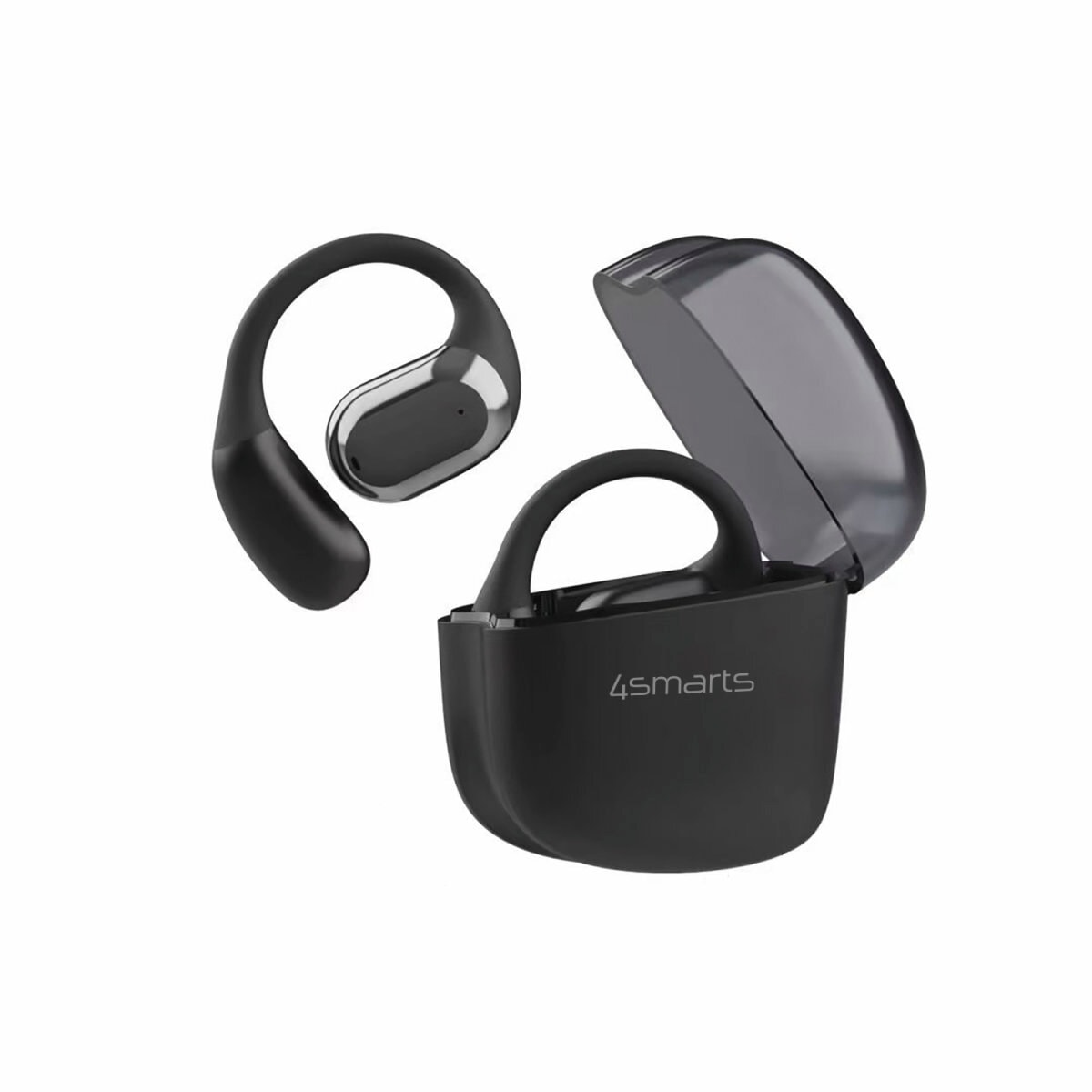 4smarts wireless Kopfhörer »SkyBuds Sport OWS«, A2DP Bluetooth, Freisprechfunktion-On-Ear-Erkennung, Open-Ear Design,intelligente LED-Anzeige,intuitive Berührungssteuerung