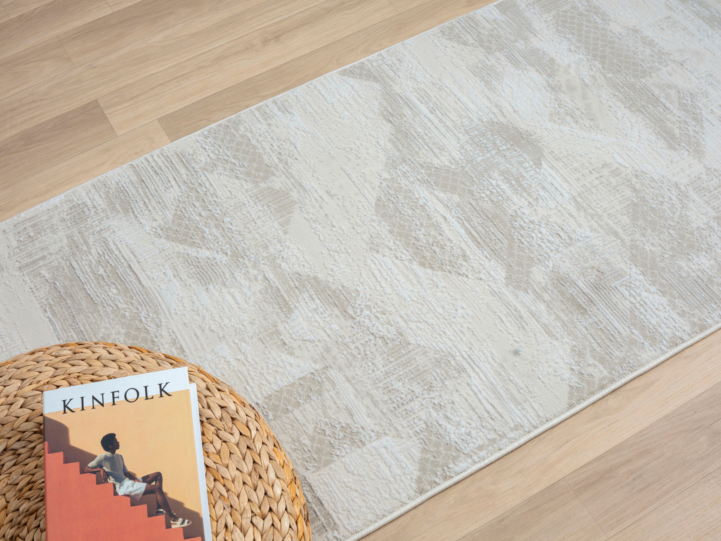Myflair Möbel & Accessoires Teppich »My Life Lagerräumung«, rechteckig, 10 mm Höhe, Kurzflor, Retro-Style, besonders weich durch Microfaser, mit Fransen