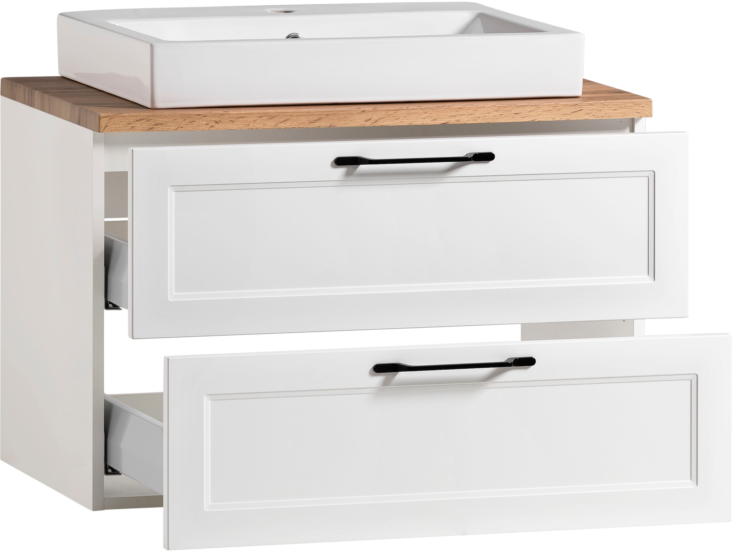 welltime Waschtisch »Lana«, Badmöbel inkl. Waschbecken, 80 cm breit