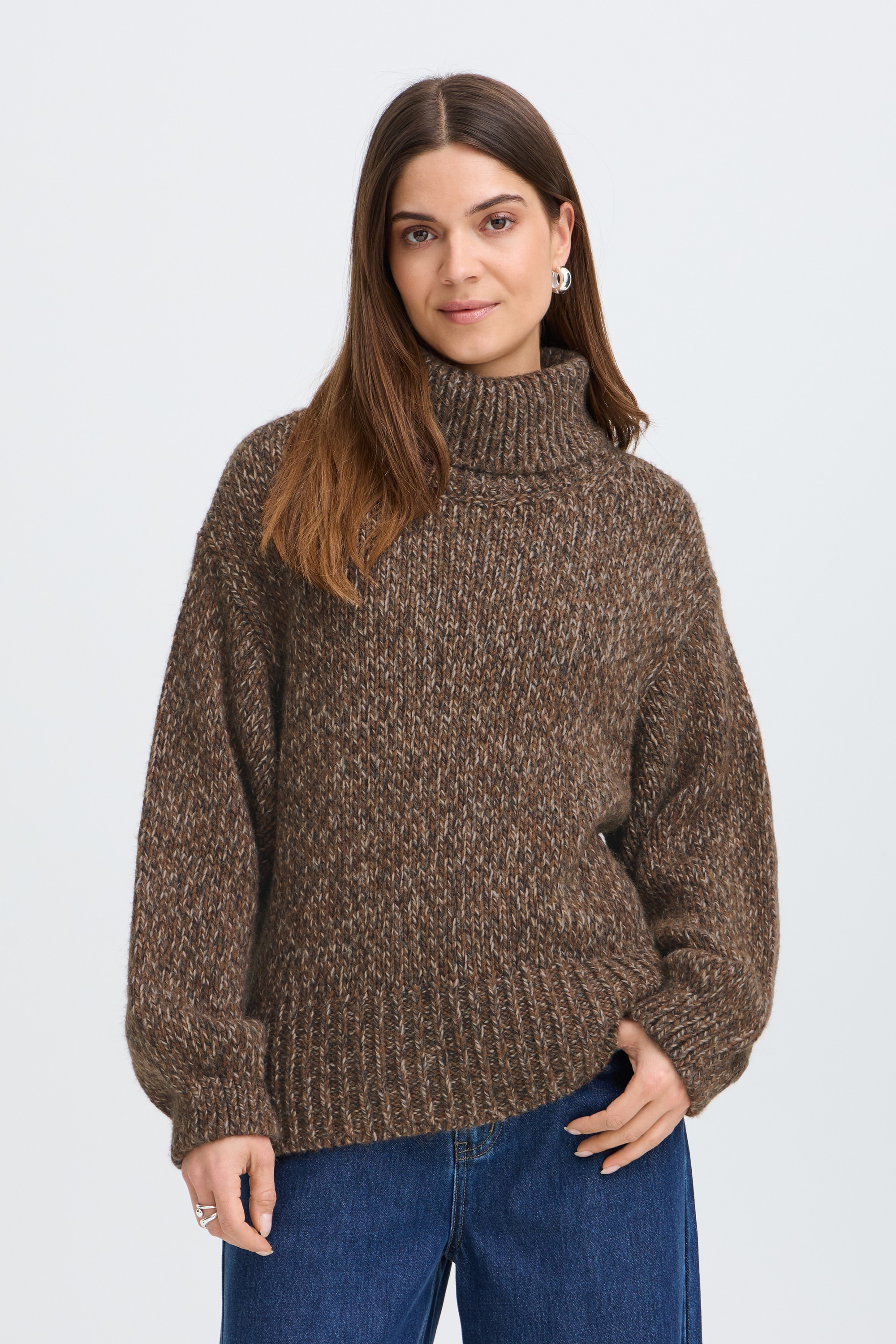 Pulz Jeans Strickpullover »Damen Langarm PZESI«