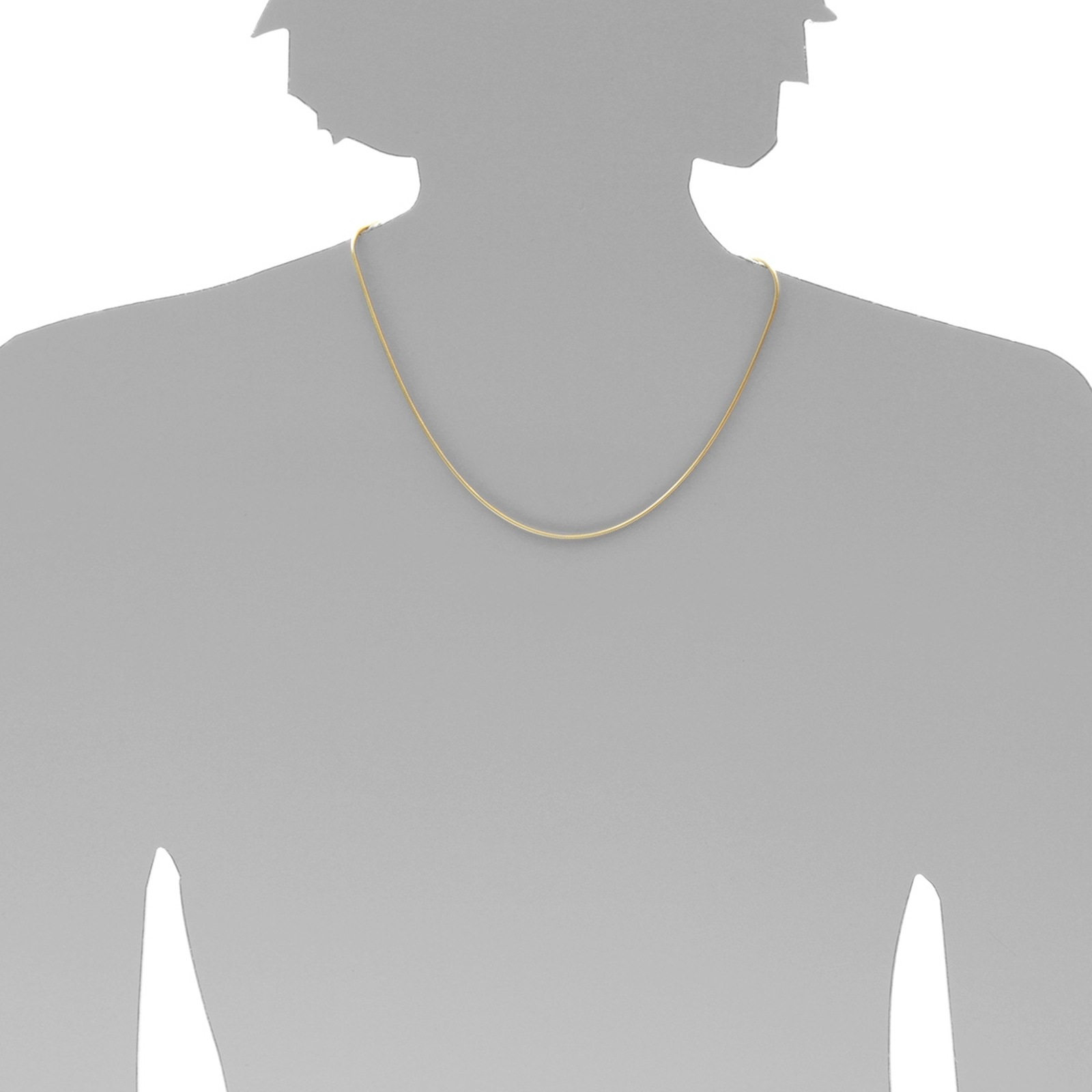 OSTSEE-SCHMUCK Goldkette »- Schlange 1,6 mm - Gold 585/000 -,«