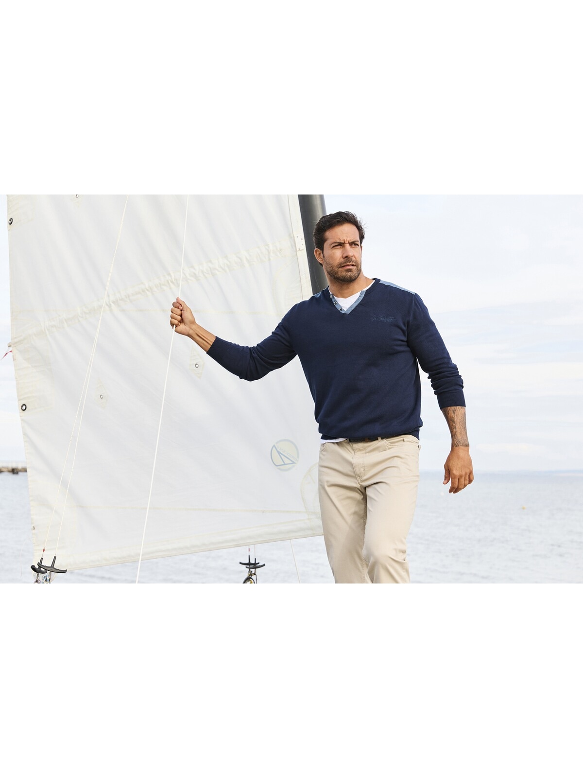 Jan Vanderstorm Strickpullover »Pullover JORGIR«