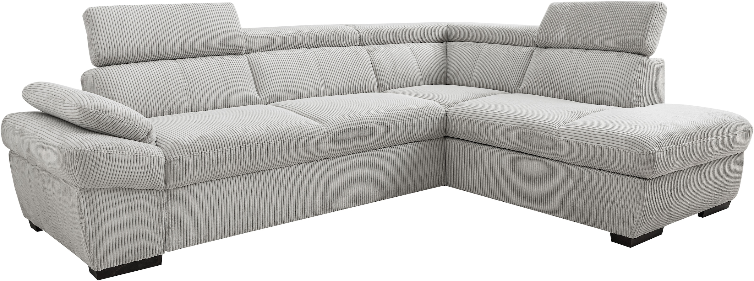 exxpo - sofa fashion Ecksofa inkl. Kopf- und Armteilverstellung, wahlweise mit Bettfunktion