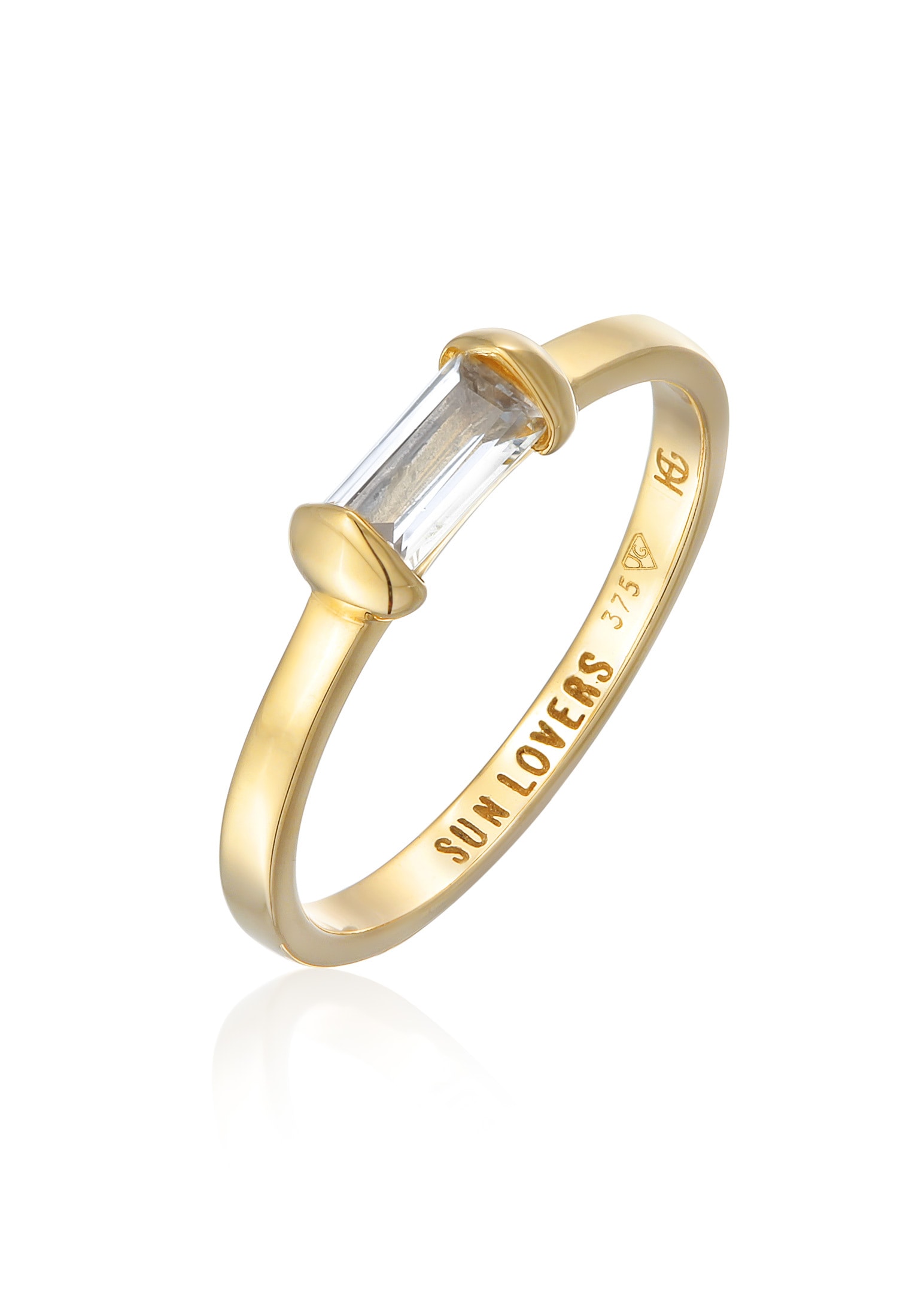 Fingerring »Ring Verlobungsring - Elope 375 Gelbgold«