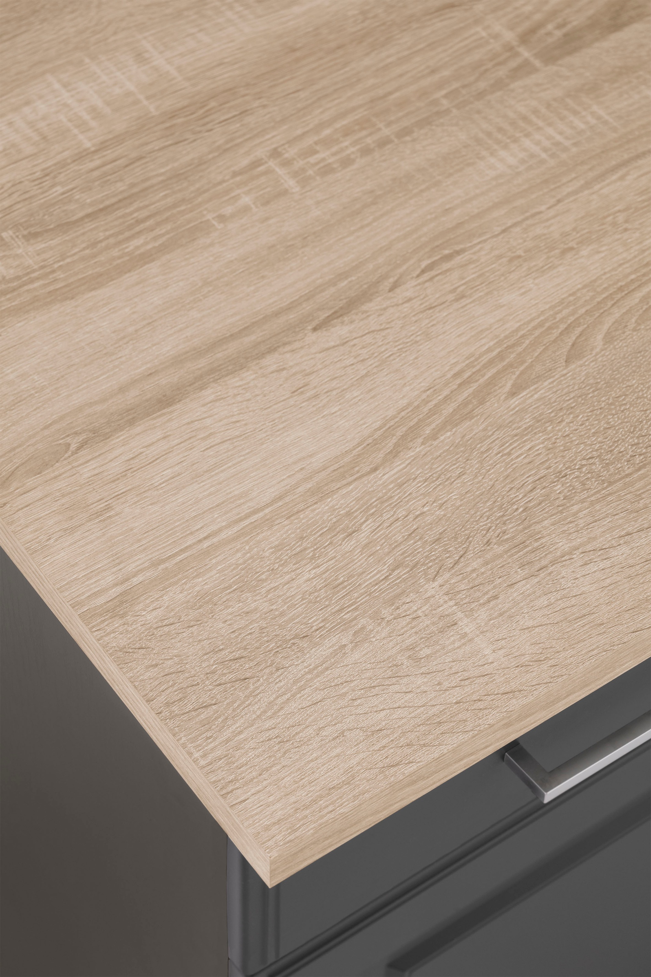 KOCHSTATION Küchenzeile »KS-Stockholm« Breite 310 cm, mit hochwertigen MDF Fronten im Landhaus-Stil