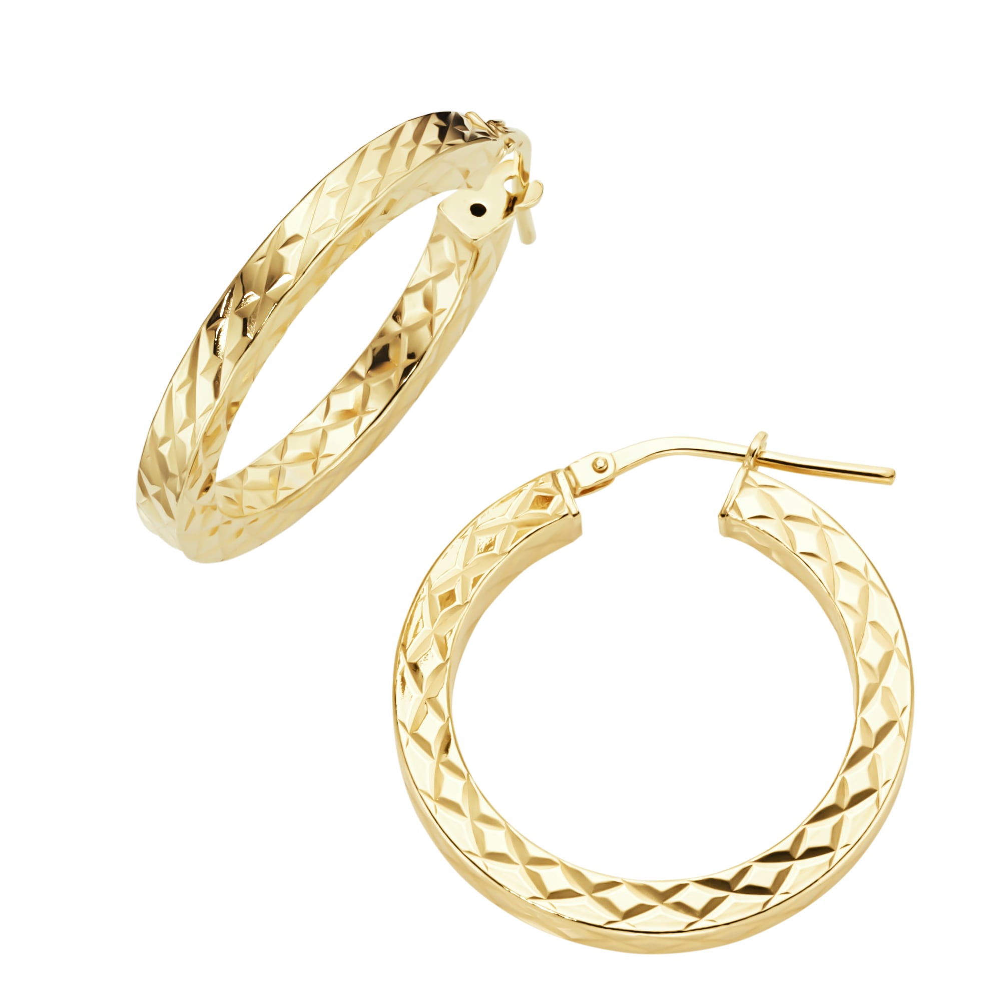 Firetti Paar Creolen »Schmuck Geschenk Silber 925 Ohrschmuck Ohrringe diamantiert«