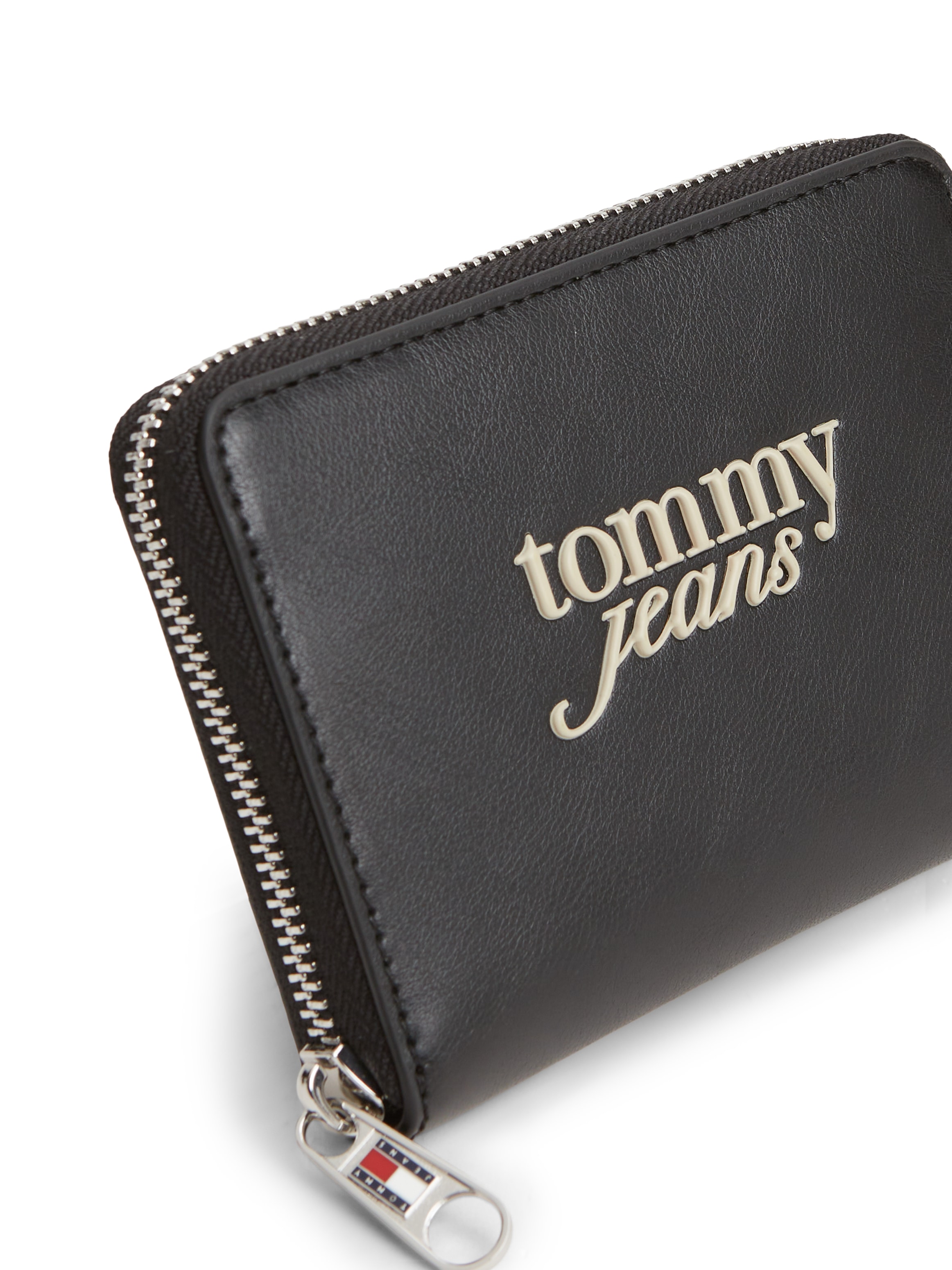 Tommy Jeans Geldbörse »TJW MUST MED ZA« Damen Geldbeutel, Portemonnaie mit umlaufendem Reißverschluss
